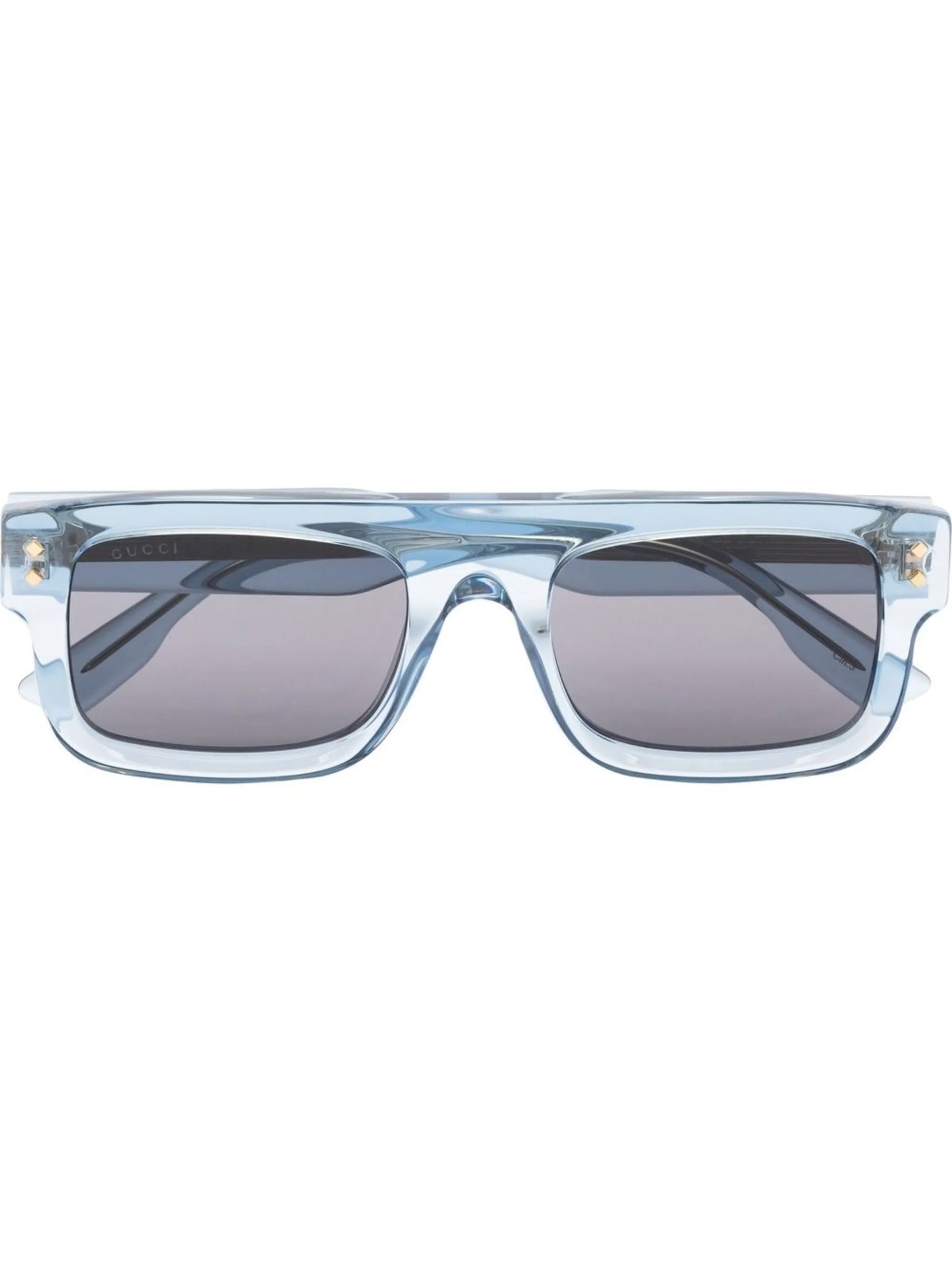 clear square-frame sunglasses