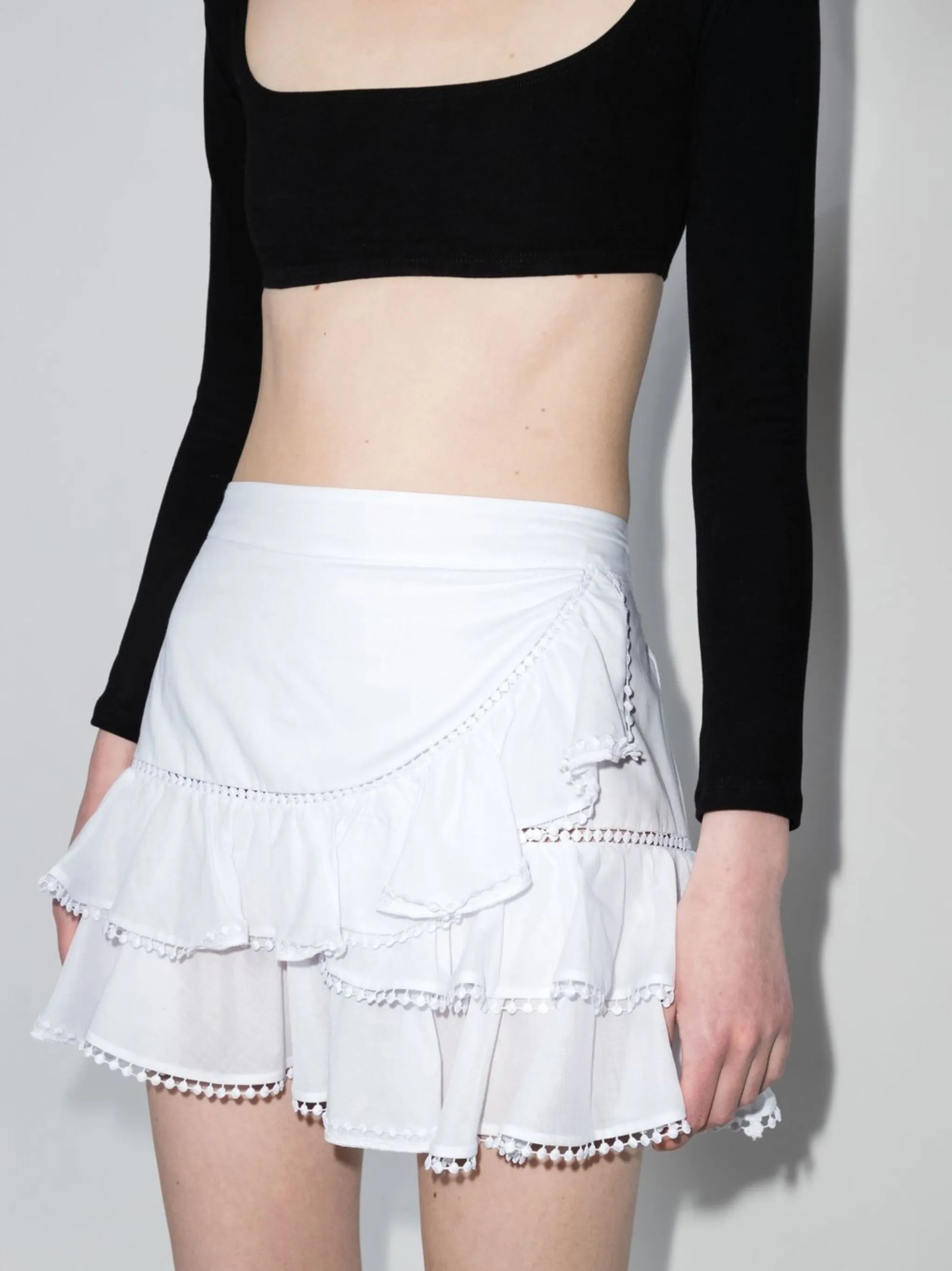 Fera layered miniskirt