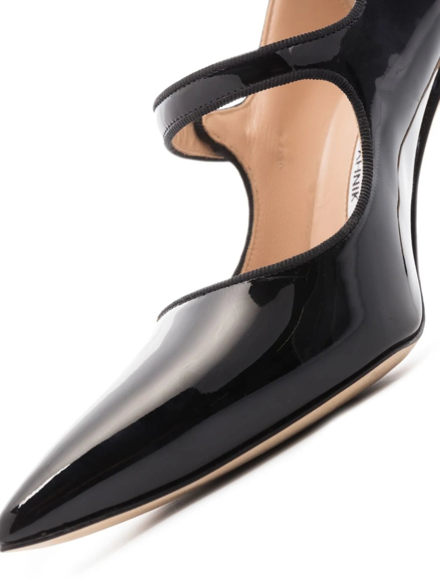 Campari 90mm patent leather pumps