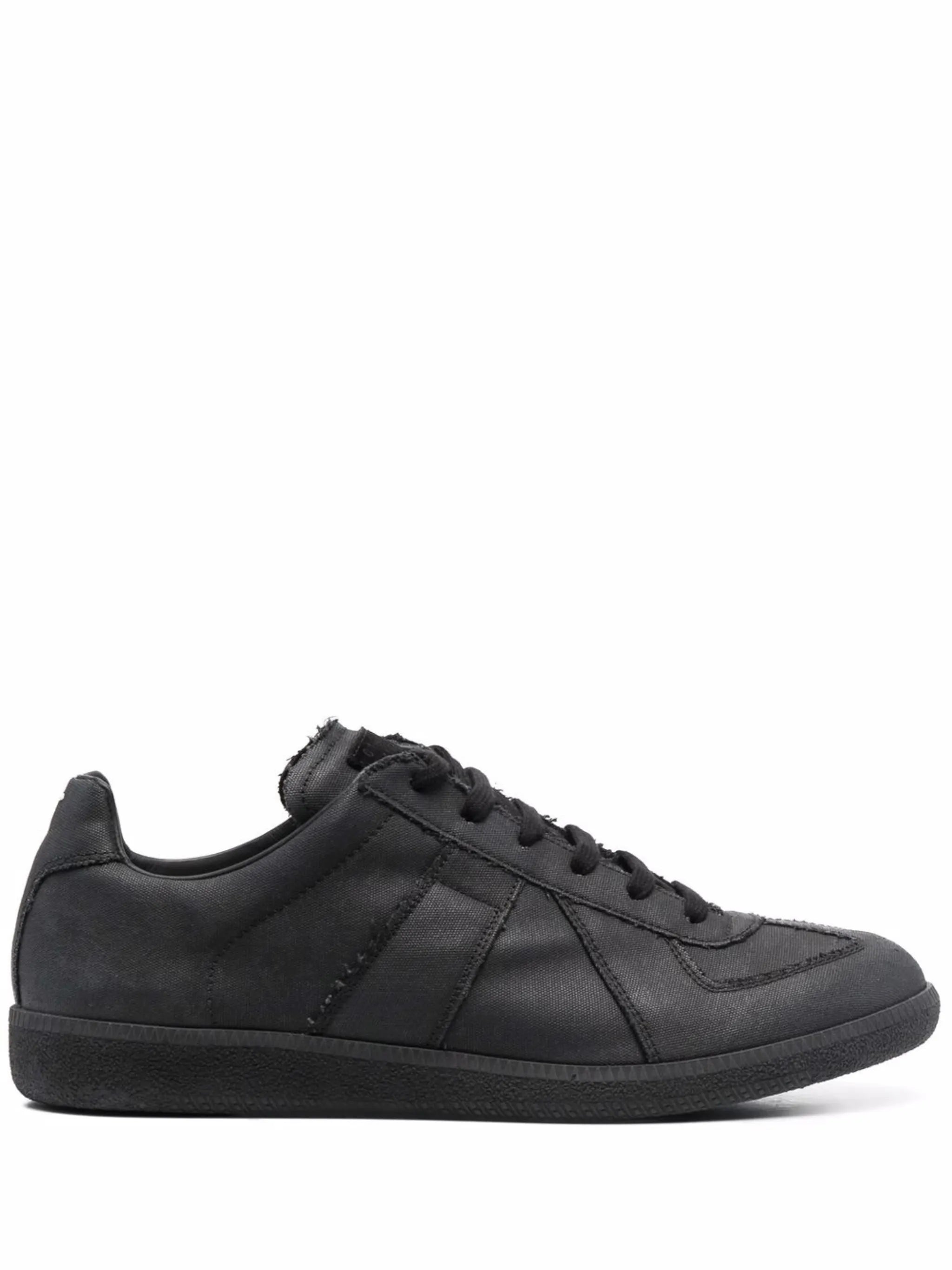 Replica geometric panelled sneakers