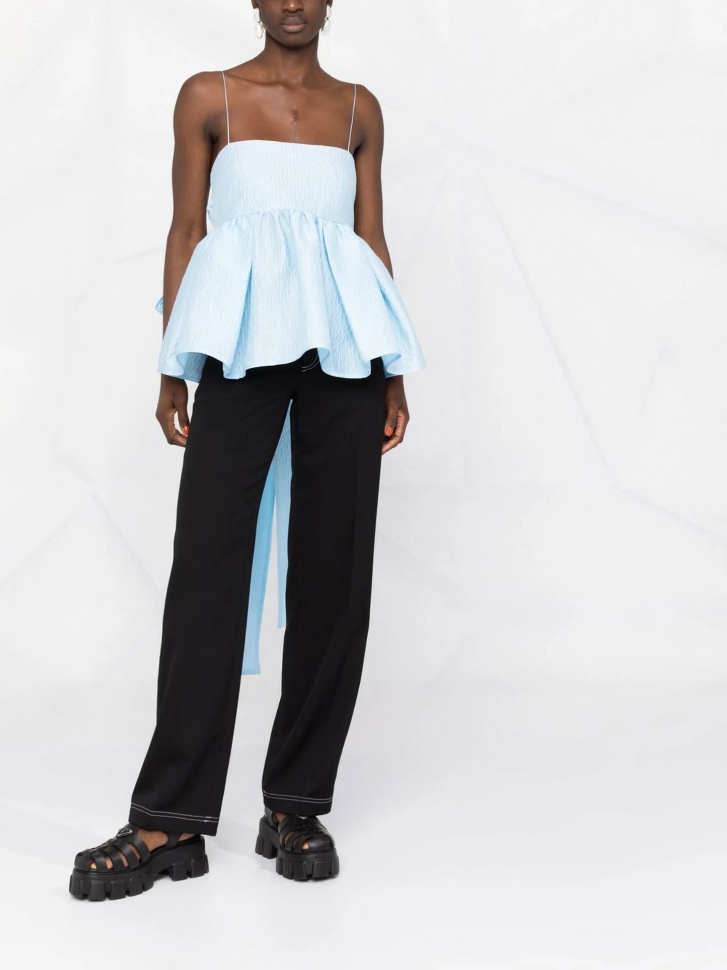 James bow detail blouse