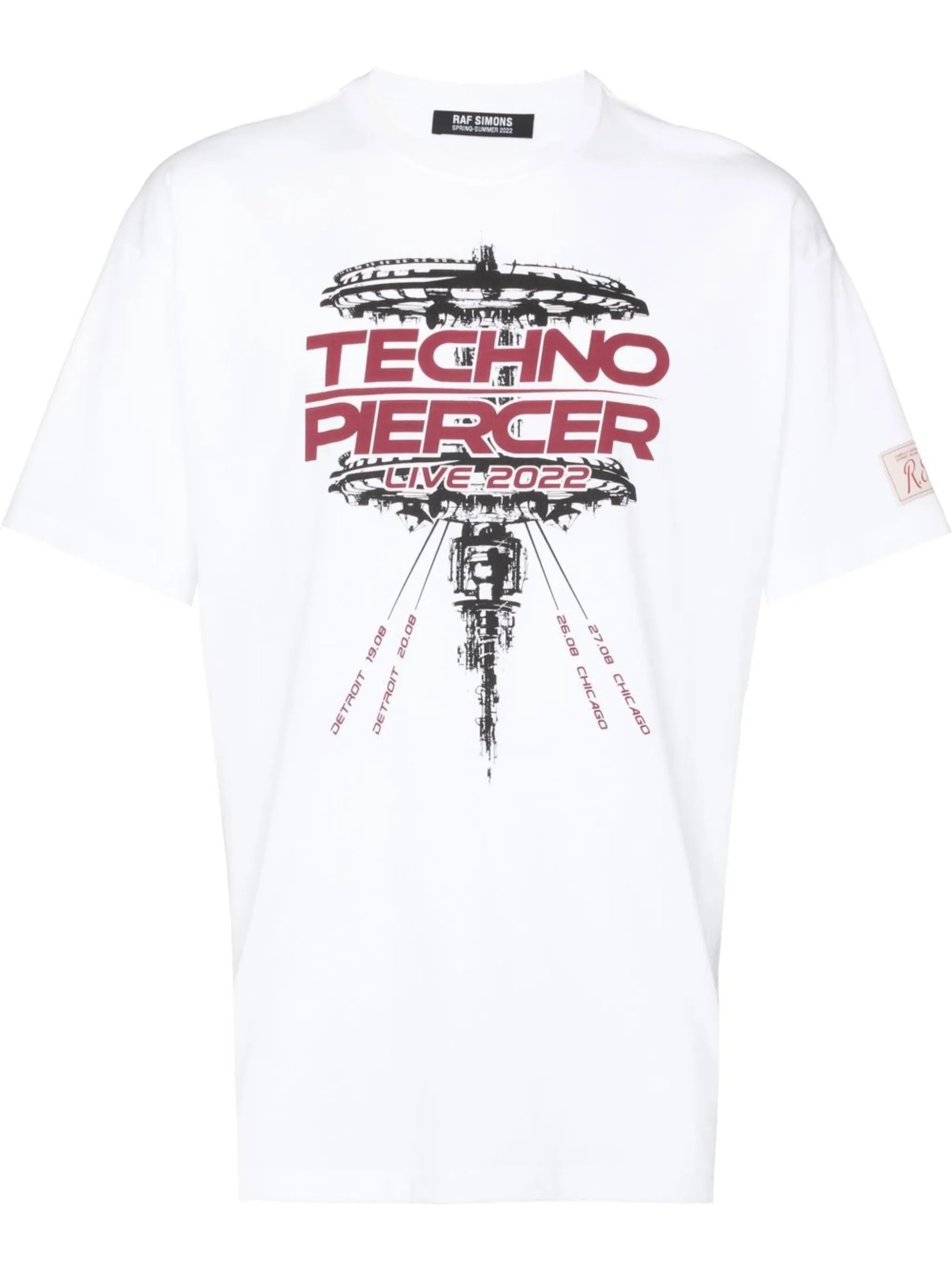 Techno Piercer-print T-shirt