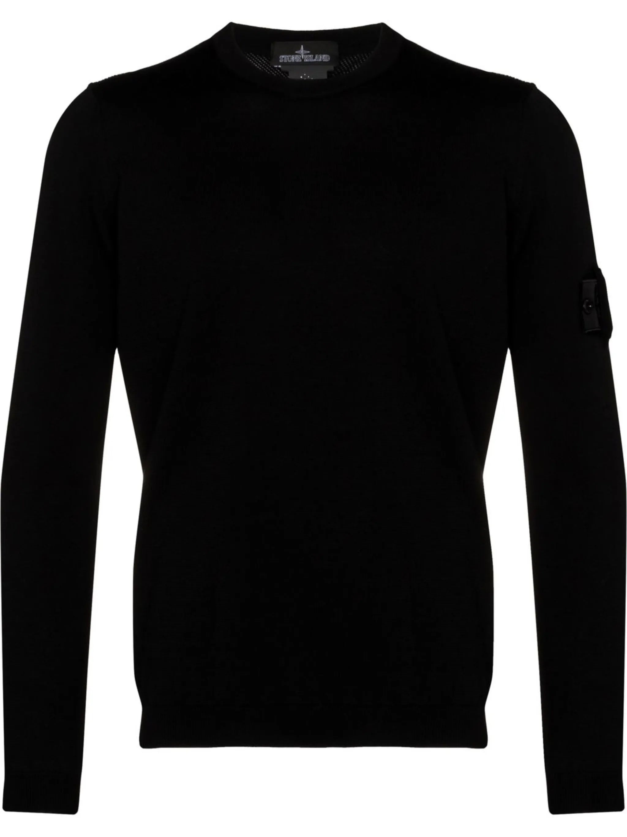 logo-patch long-sleeve top