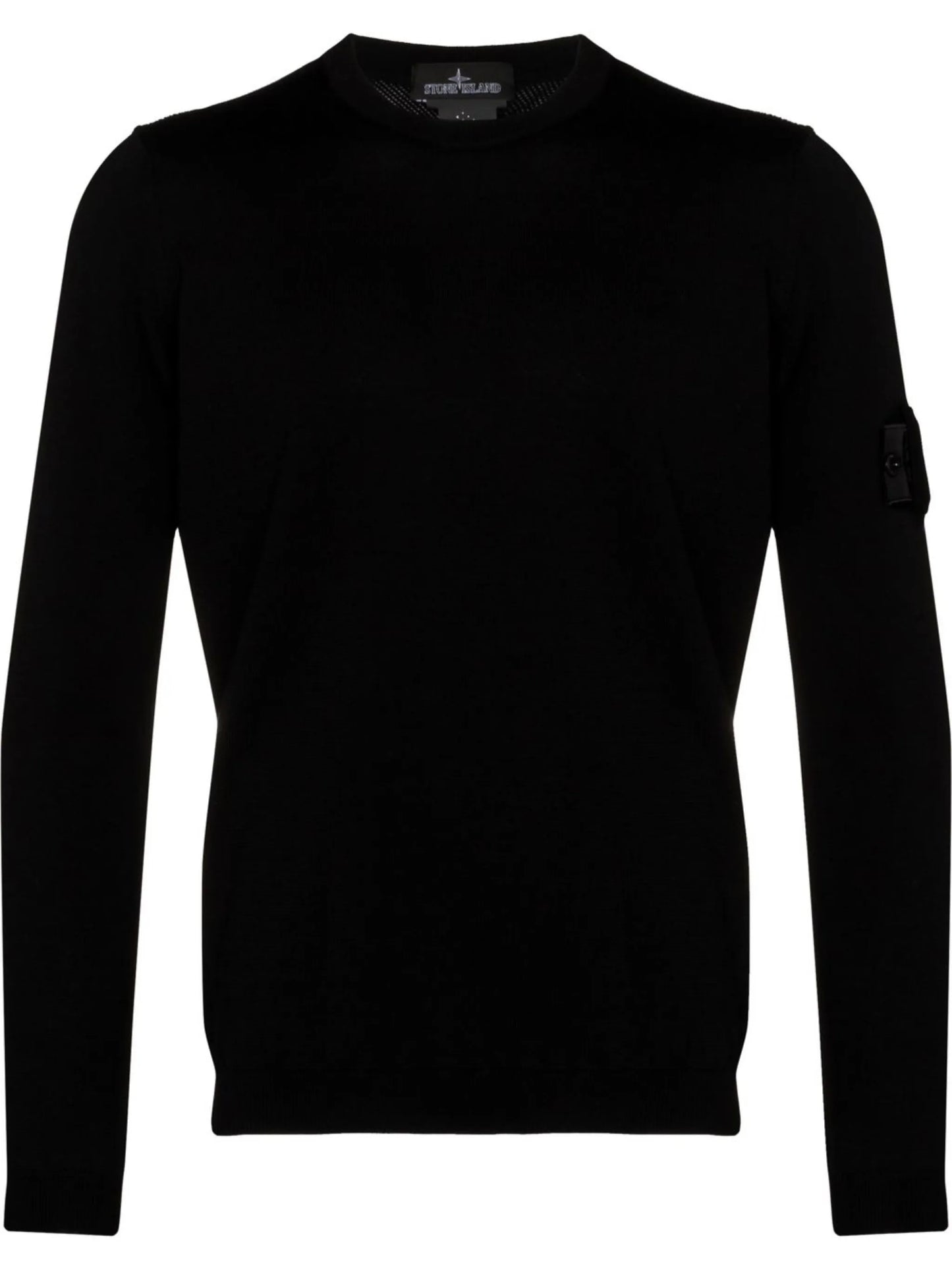 logo-patch long-sleeve top