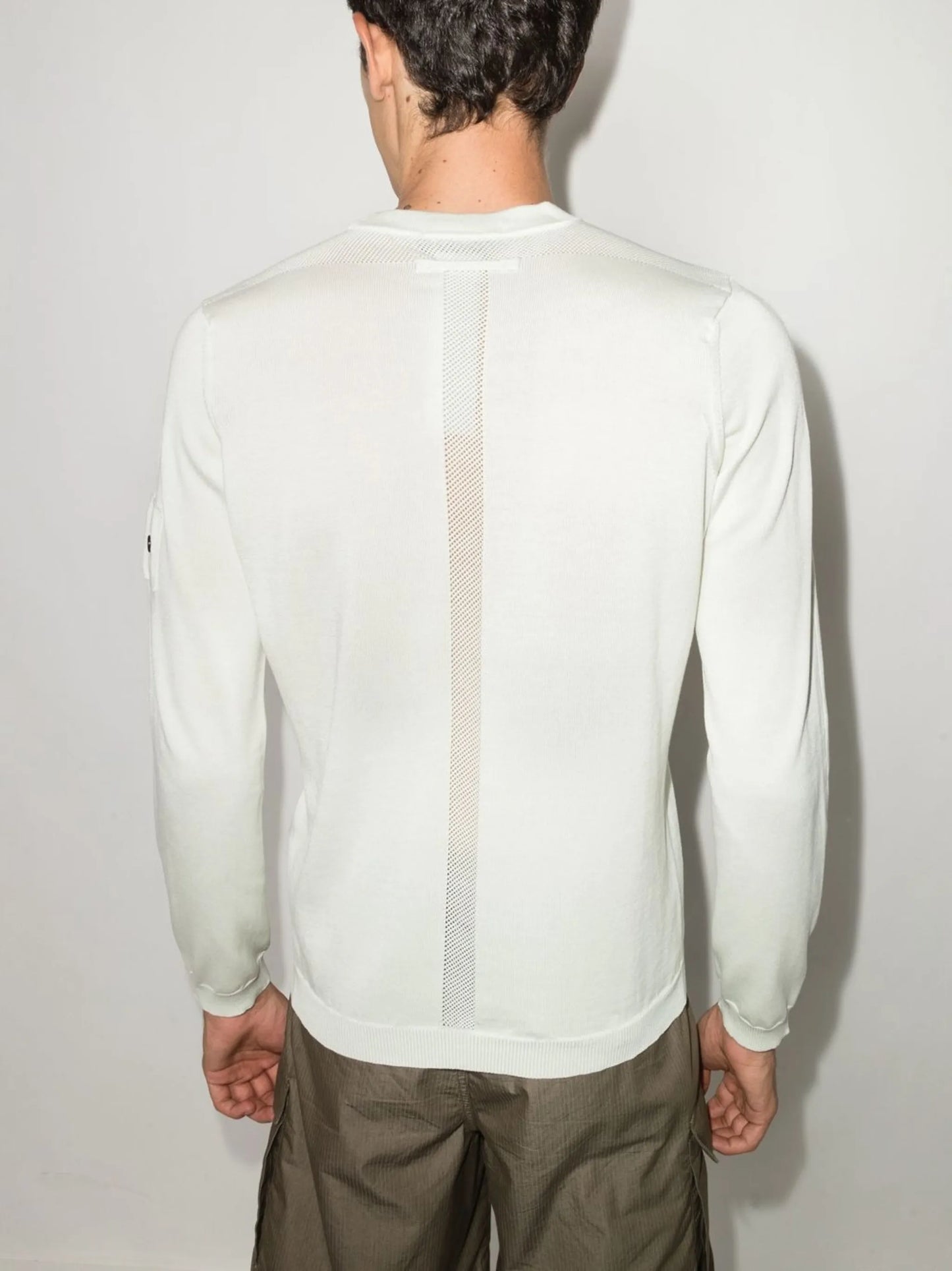 logo-patch long-sleeve top
