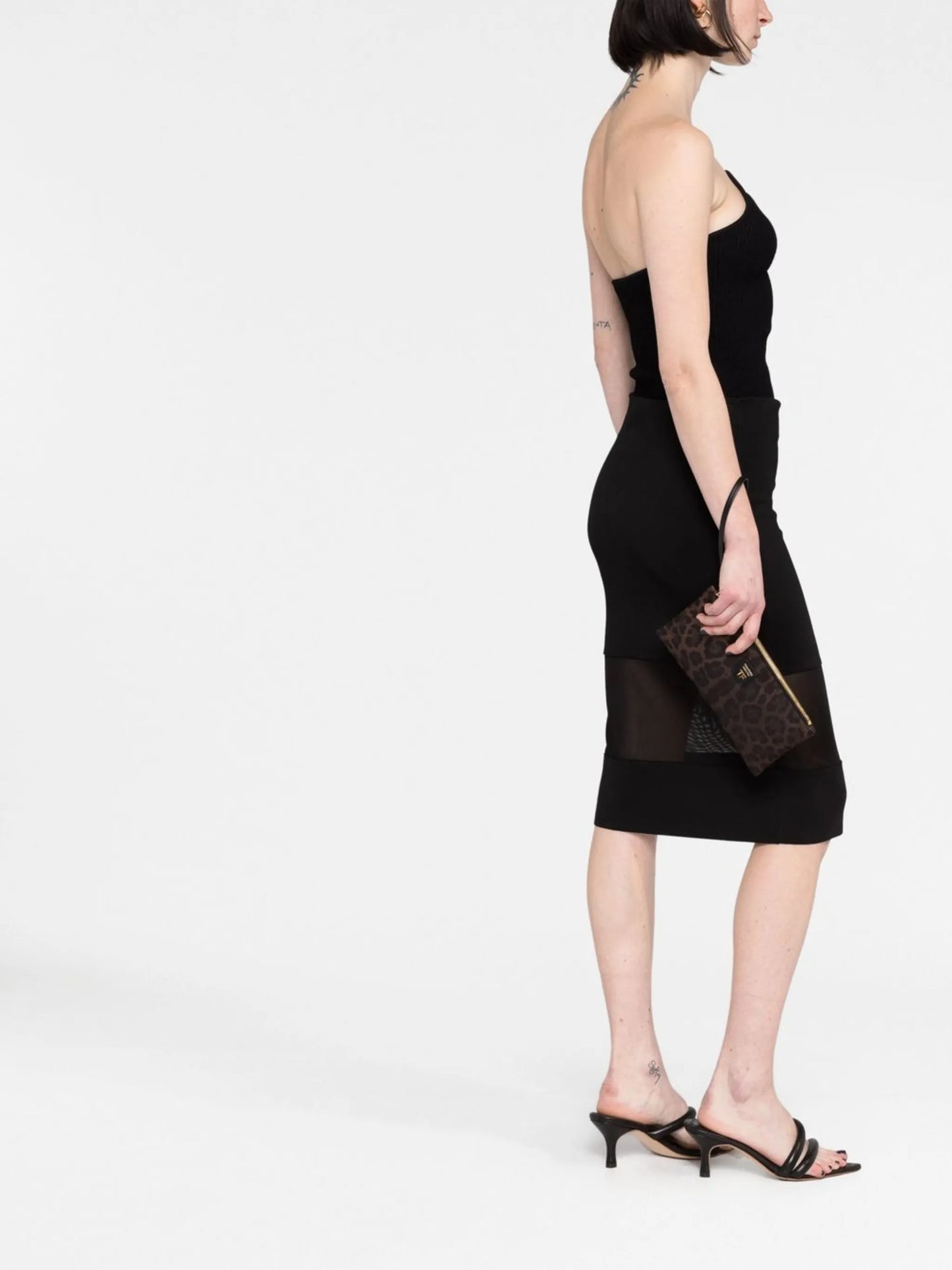 small leopard-print clutch bag