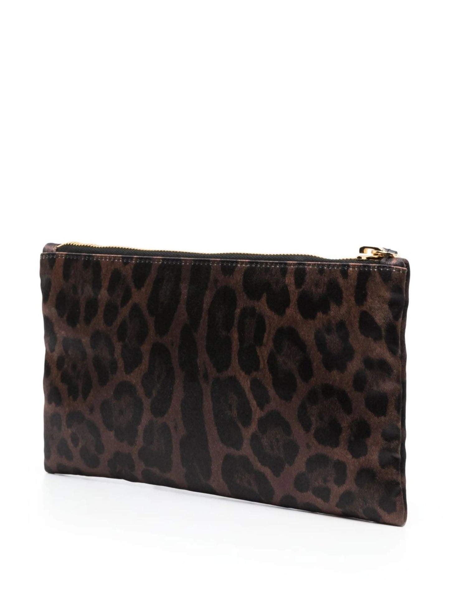 small leopard-print clutch bag