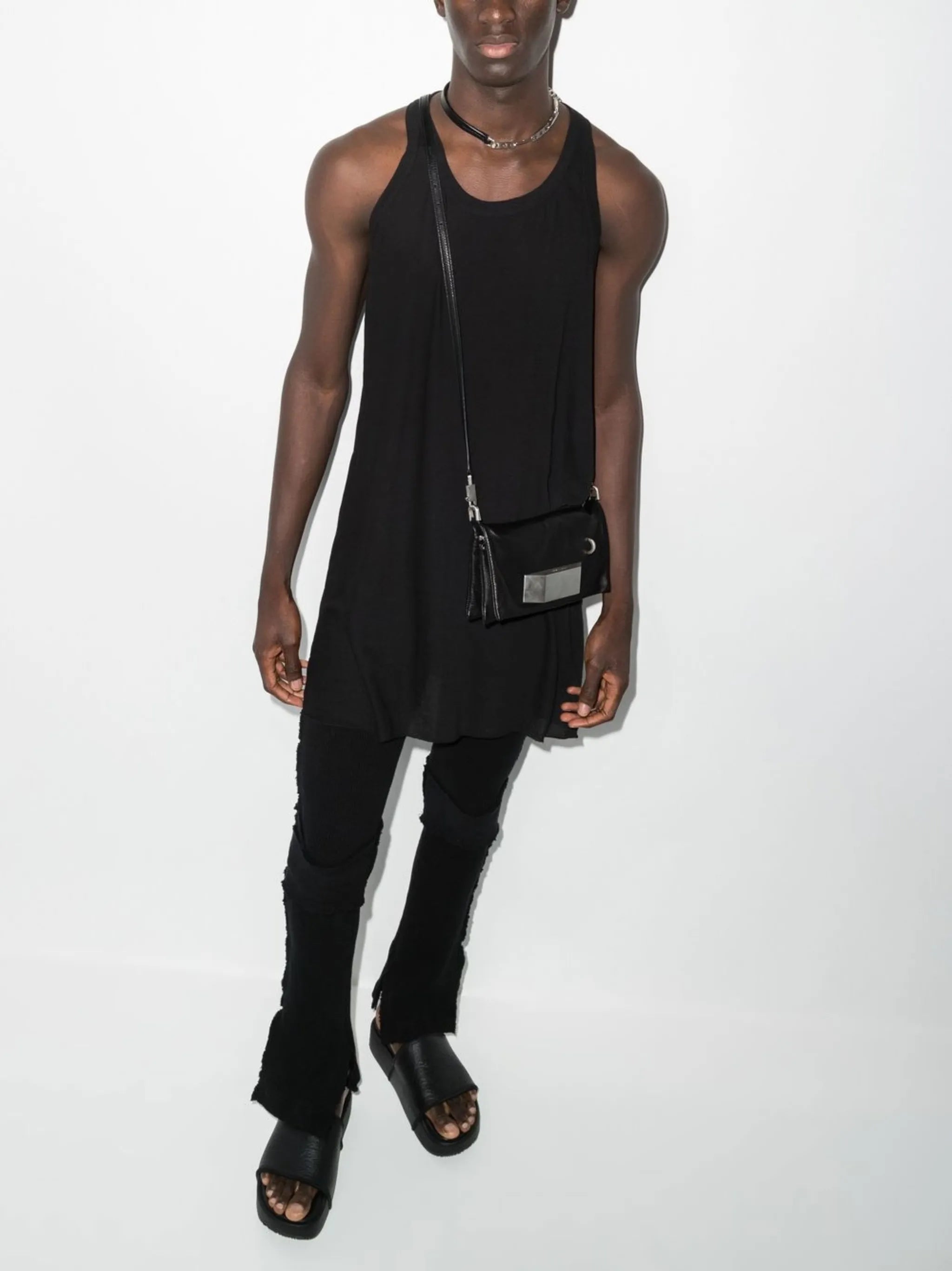 longline cotton tank top