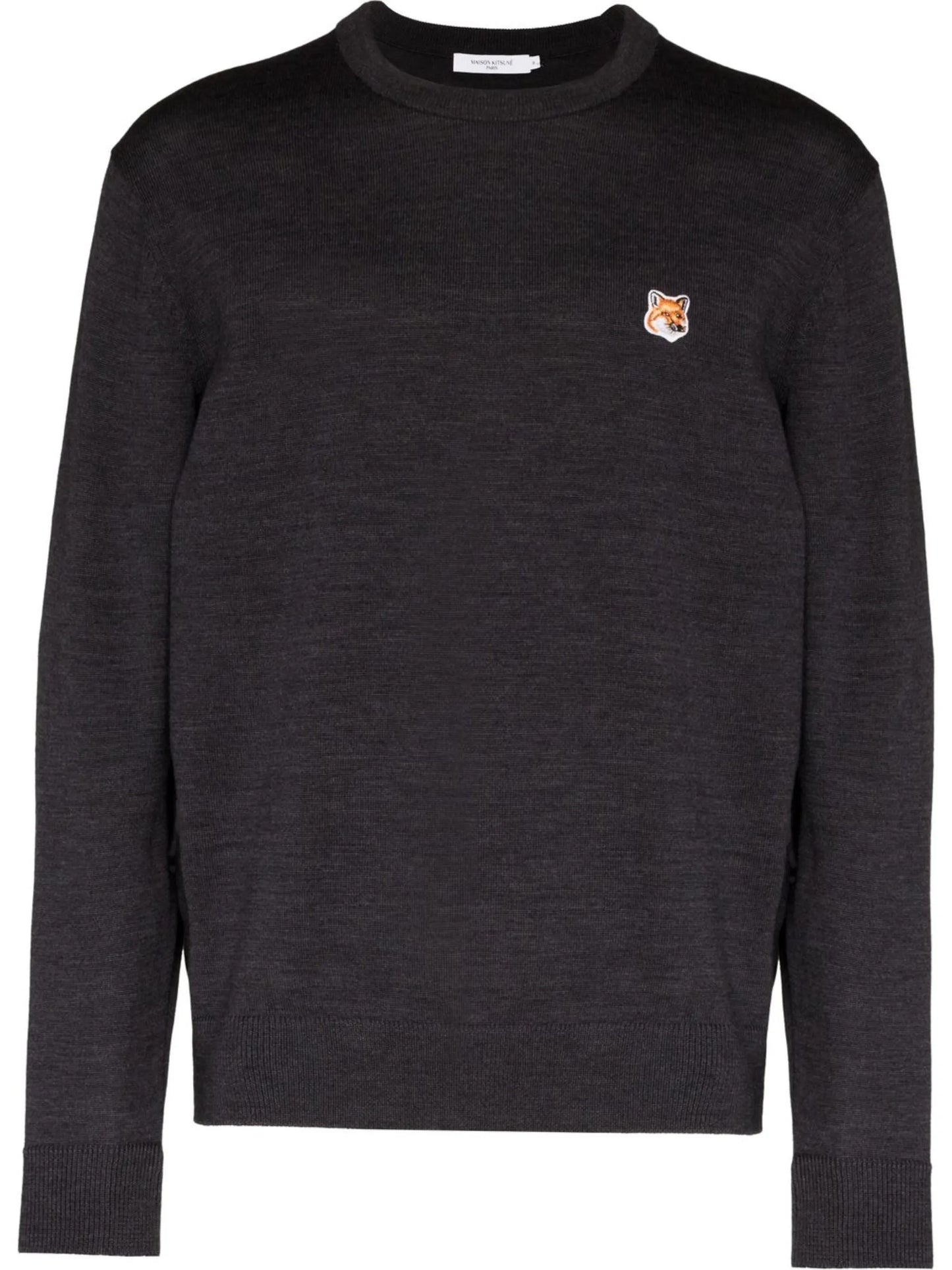 fox head wool jumper