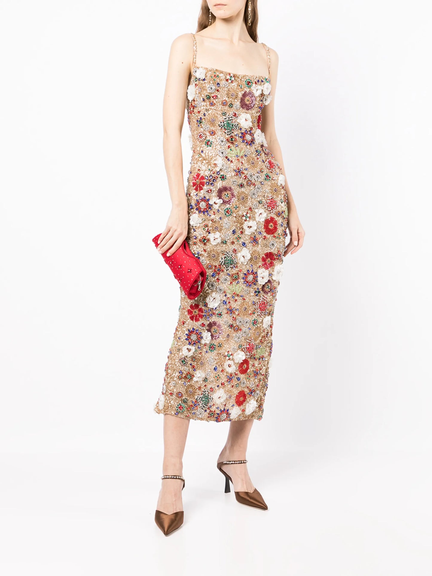 Francesca sequin-embellished gown