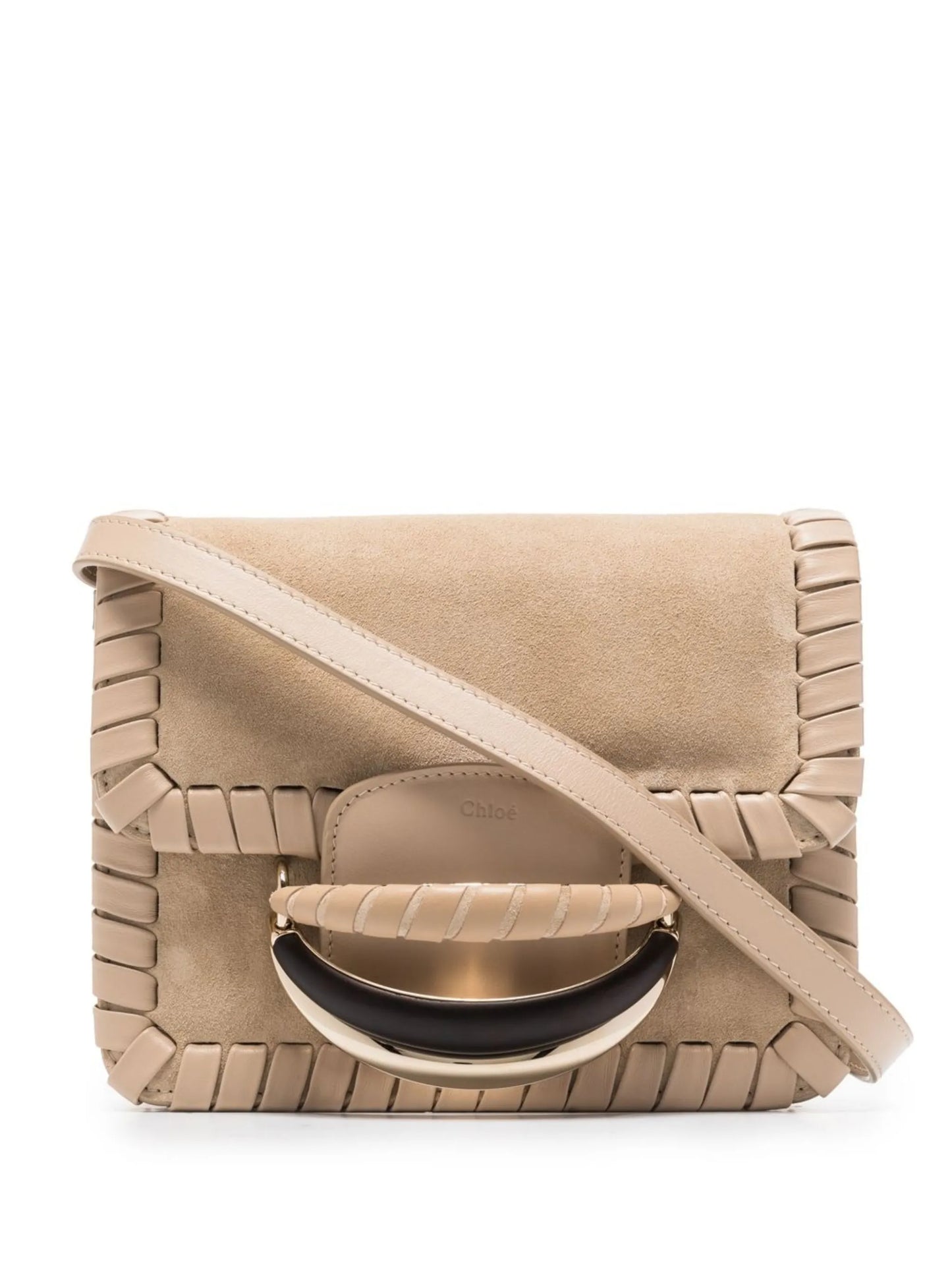 Kattie leather clutch bag