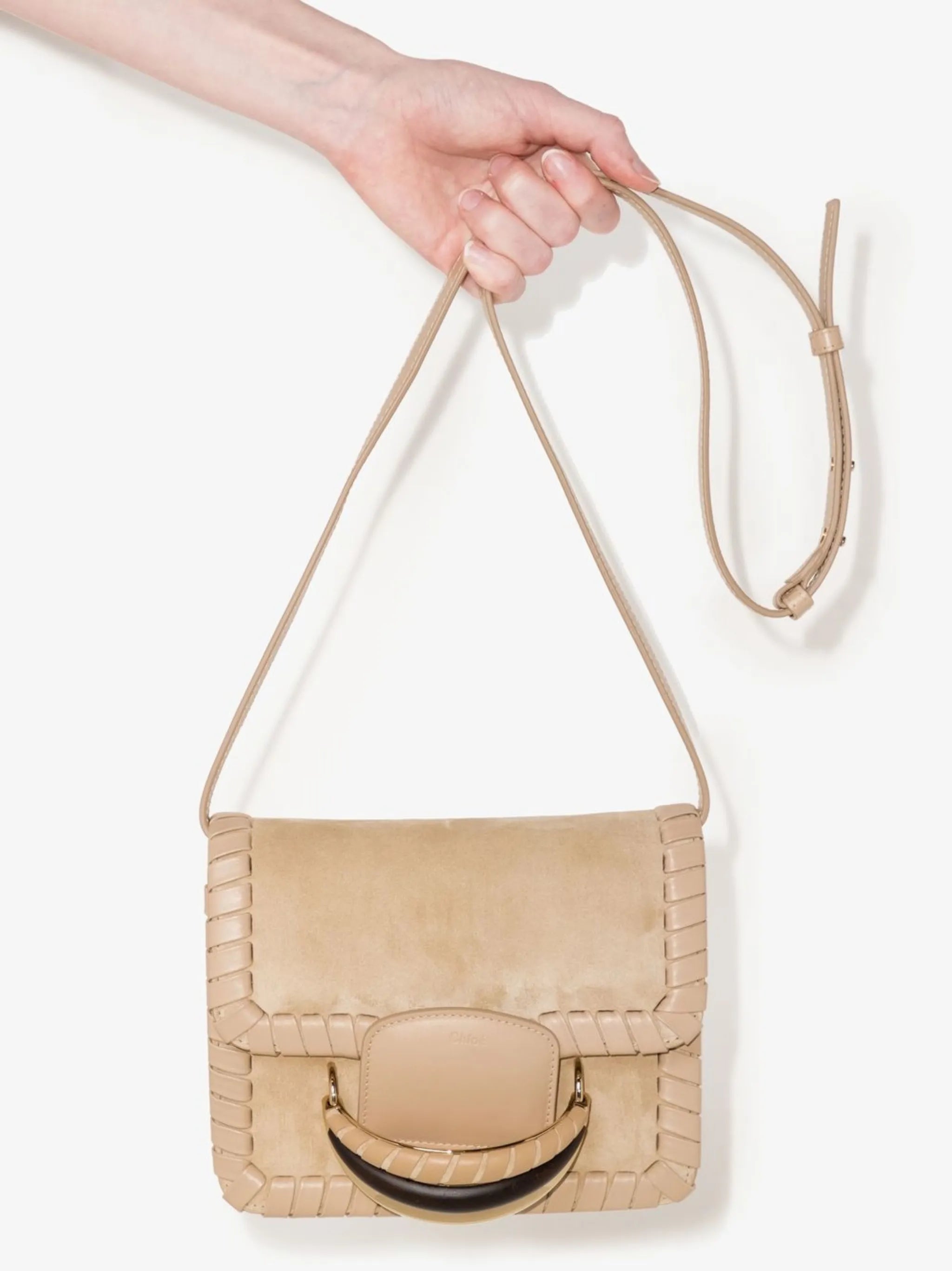 Kattie leather clutch bag