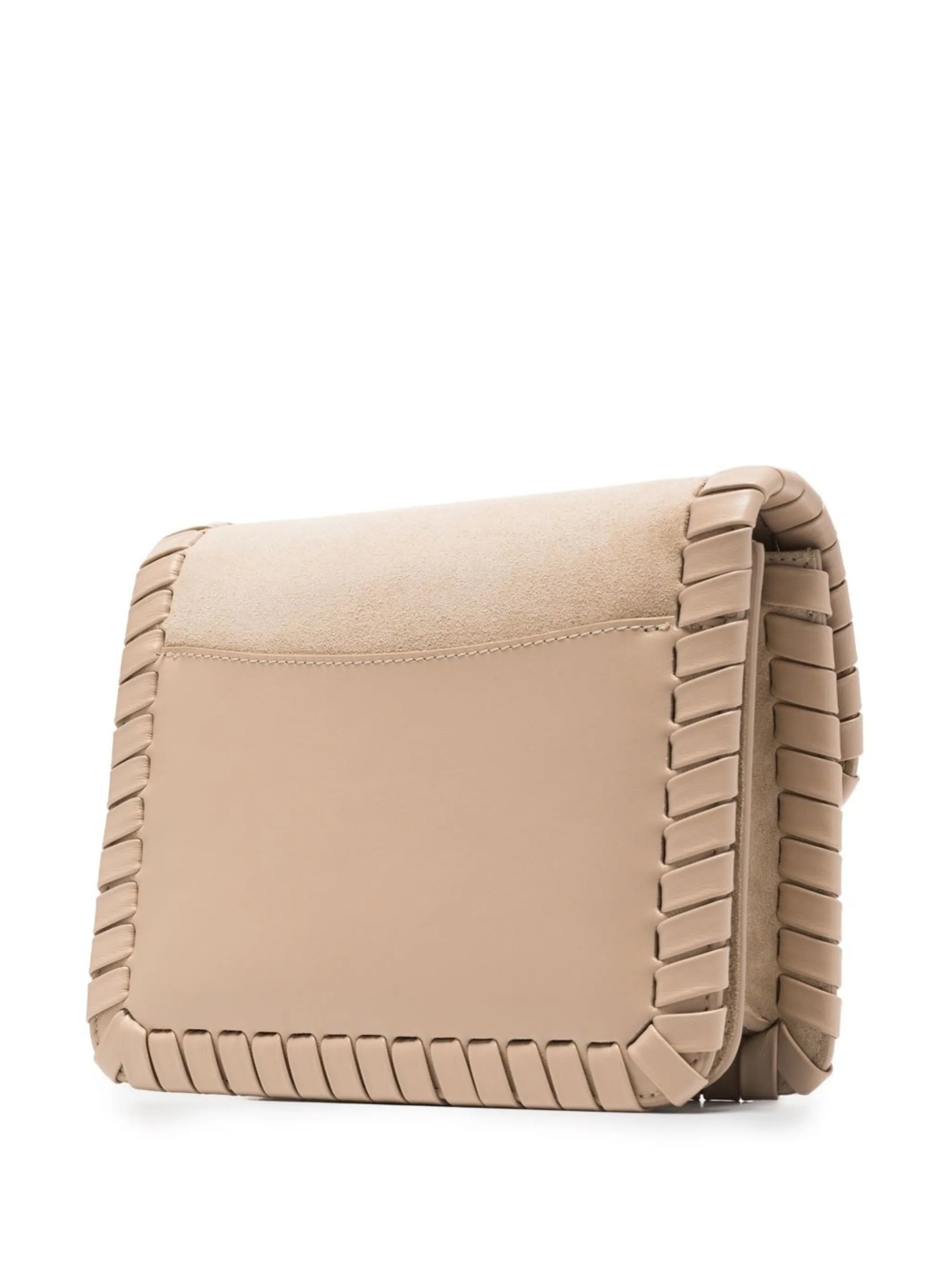 Kattie leather clutch bag