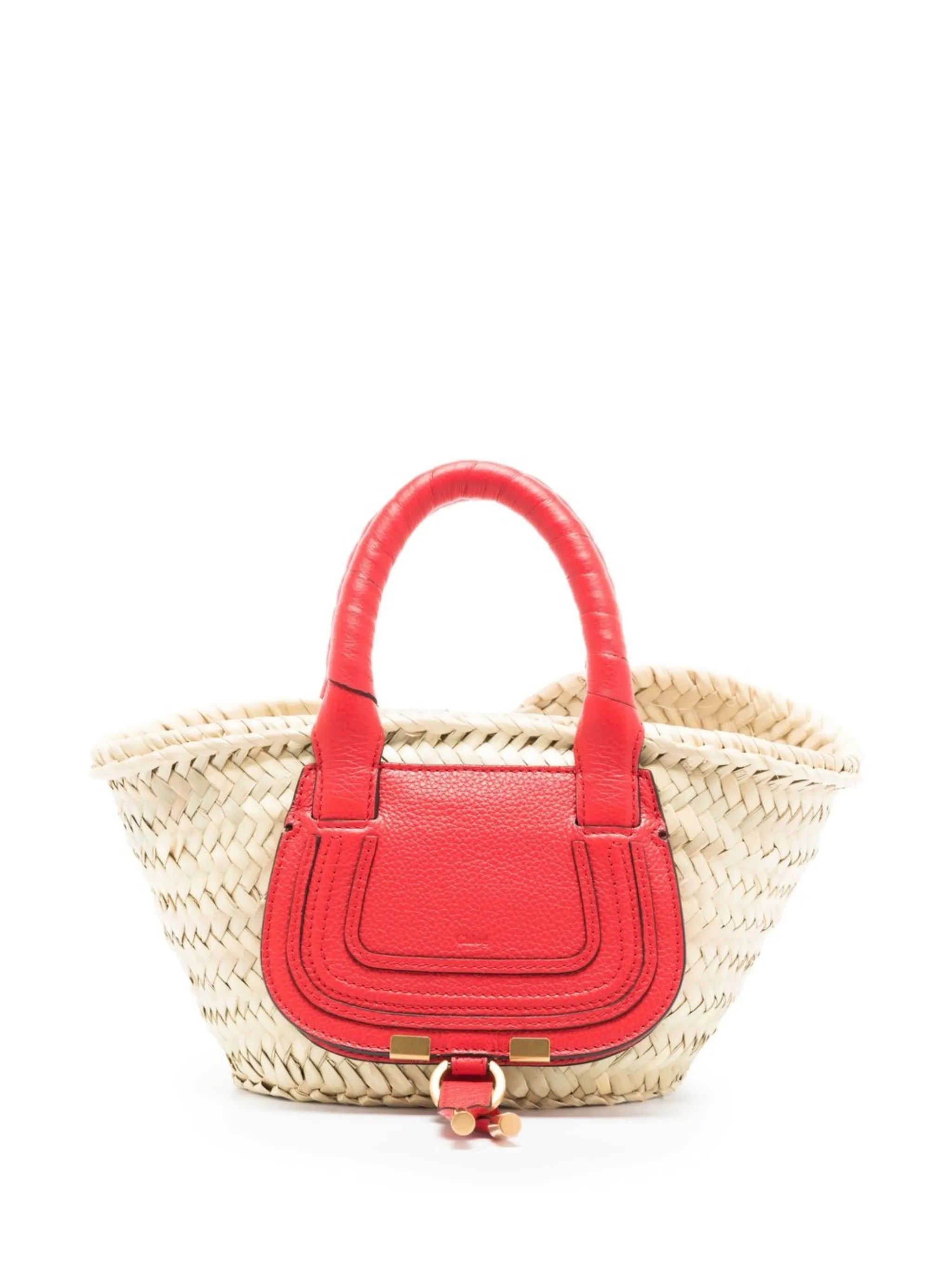 Marcie raffia tote bag