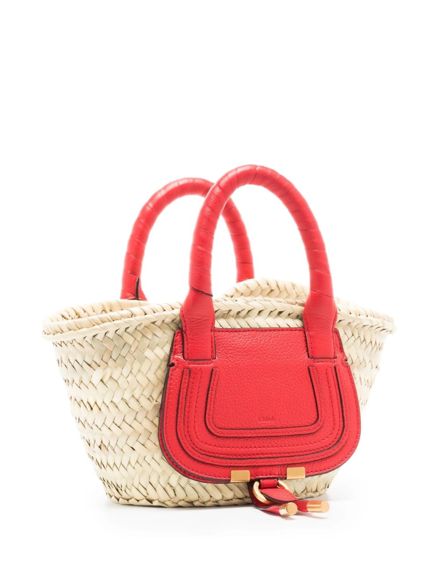 Marcie raffia tote bag