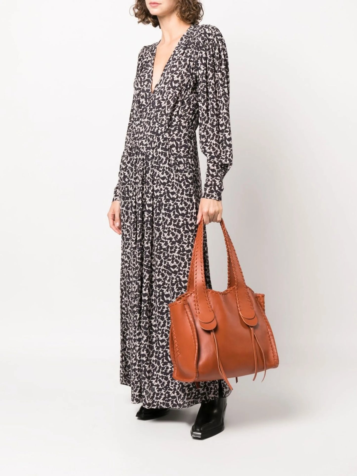 Mony fringe-trimmed tote bag