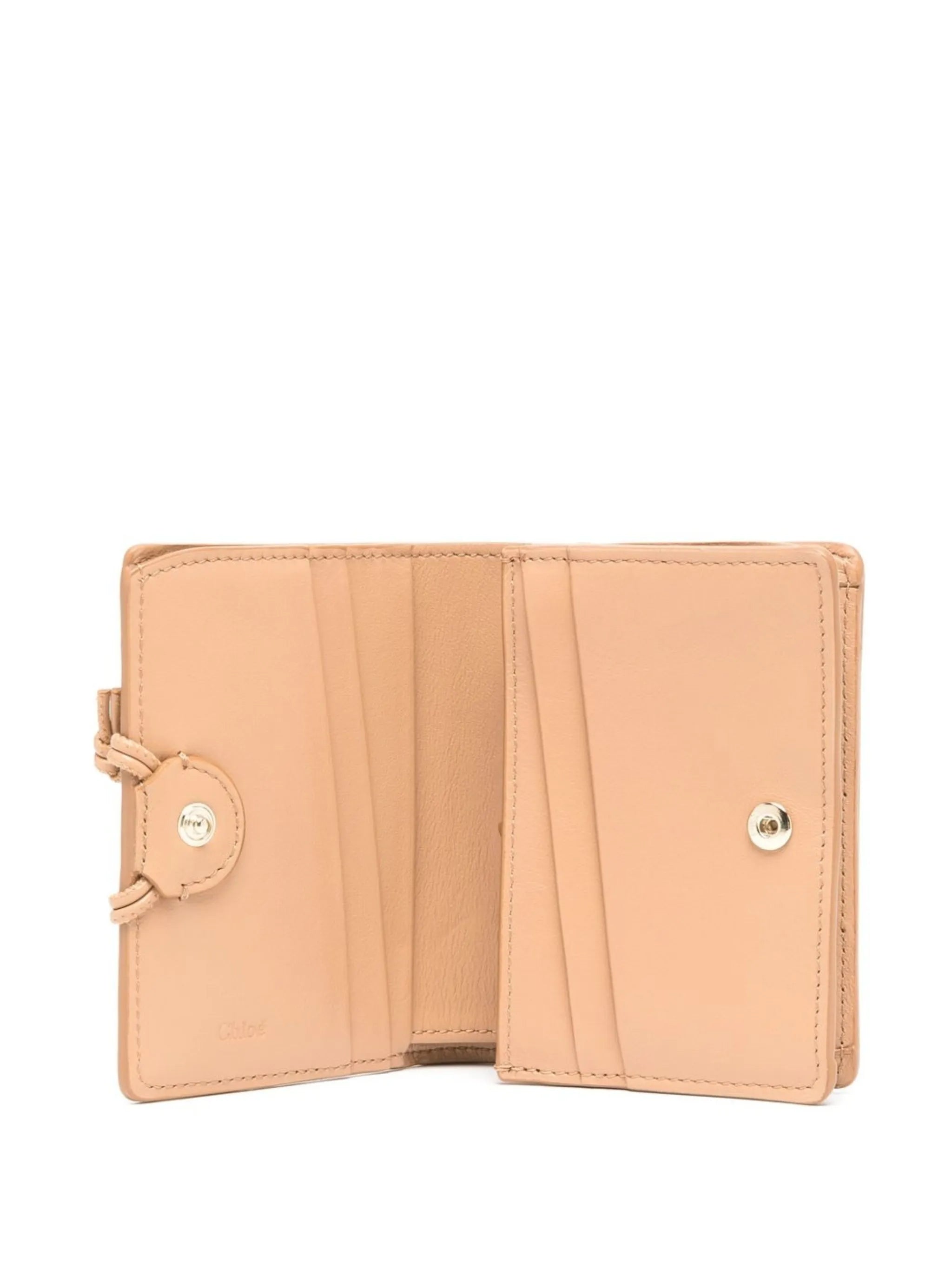 Malou logo-charm small wallet