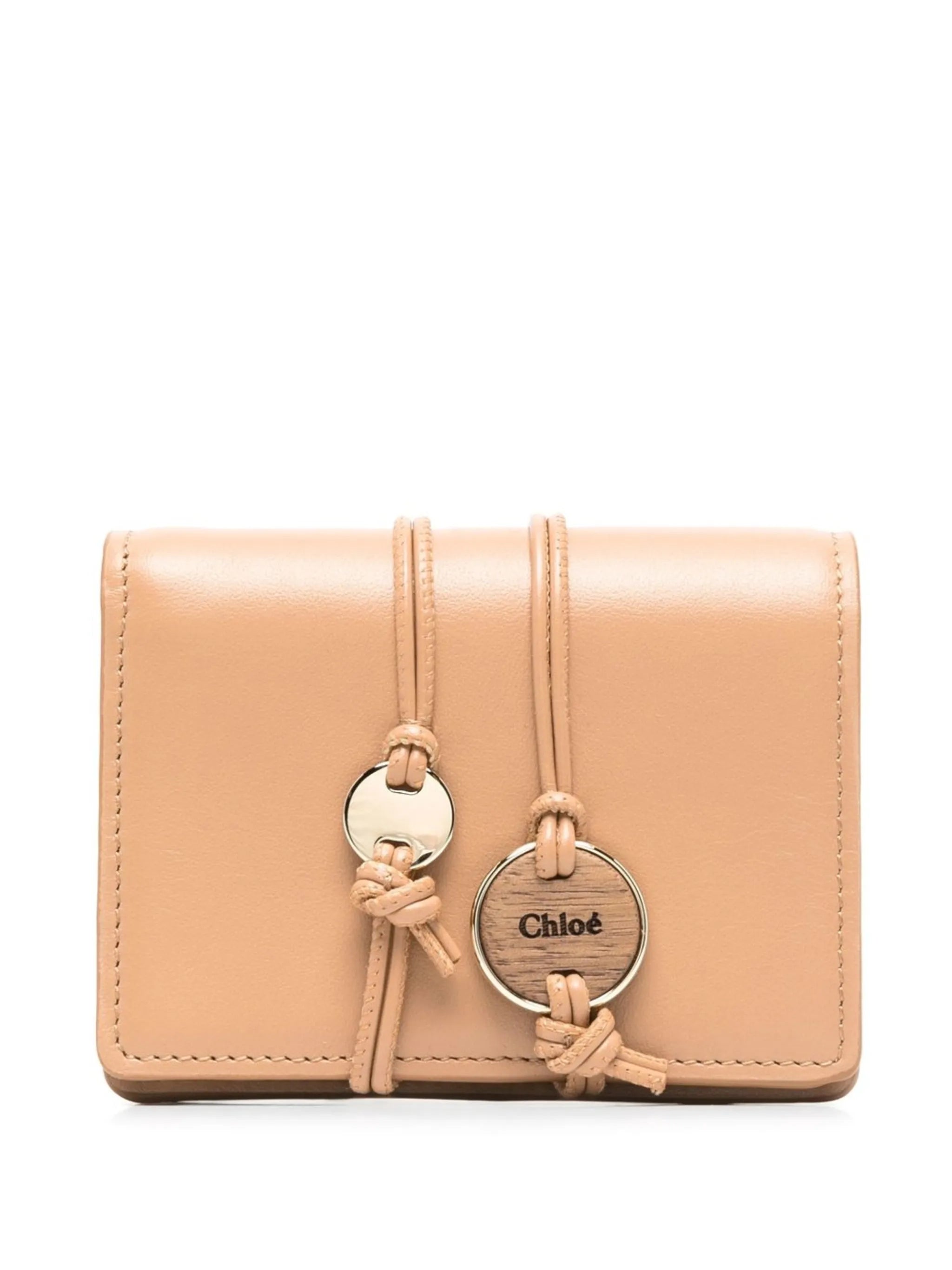 Malou logo-charm small wallet