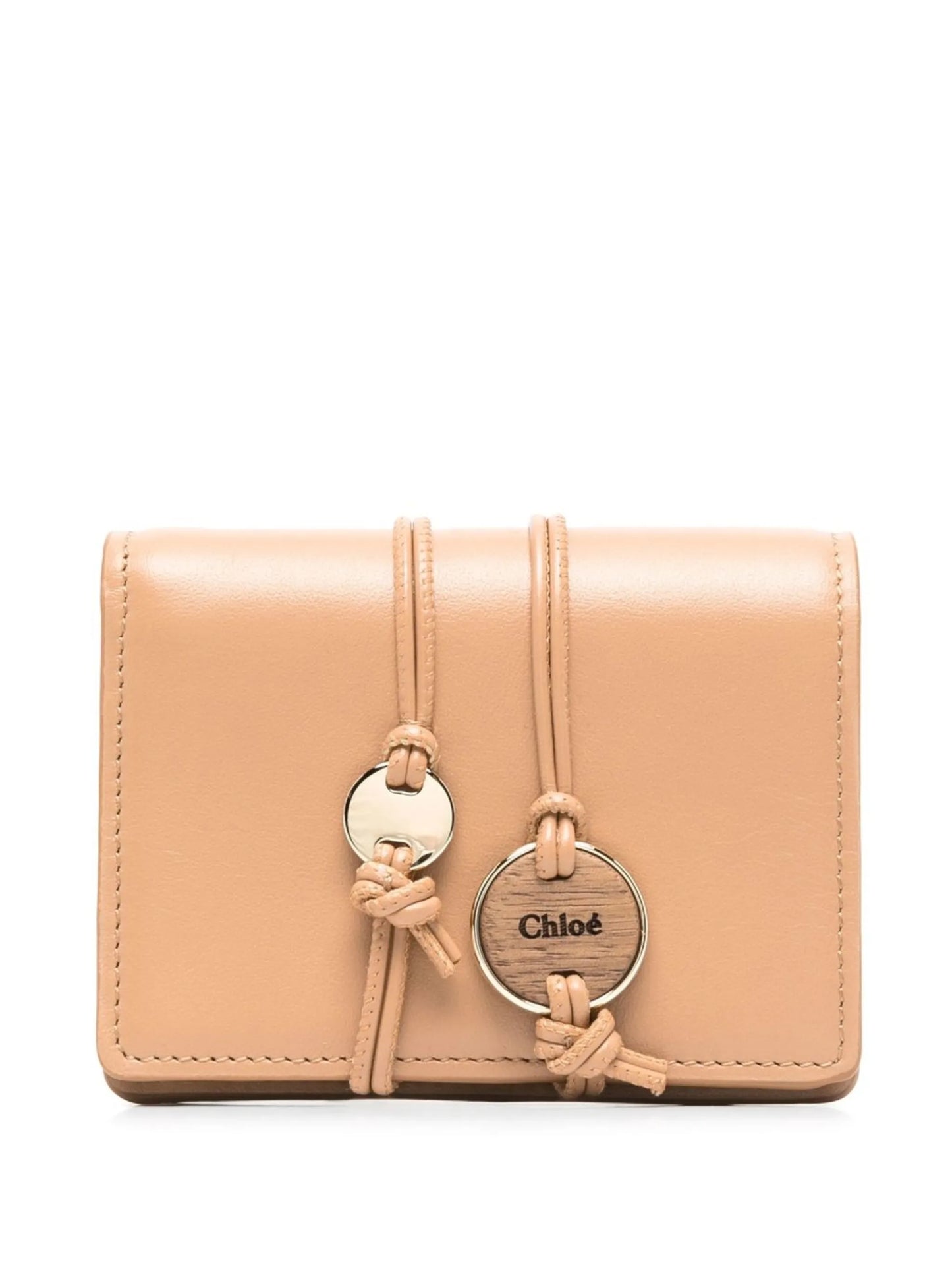 Malou logo-charm small wallet