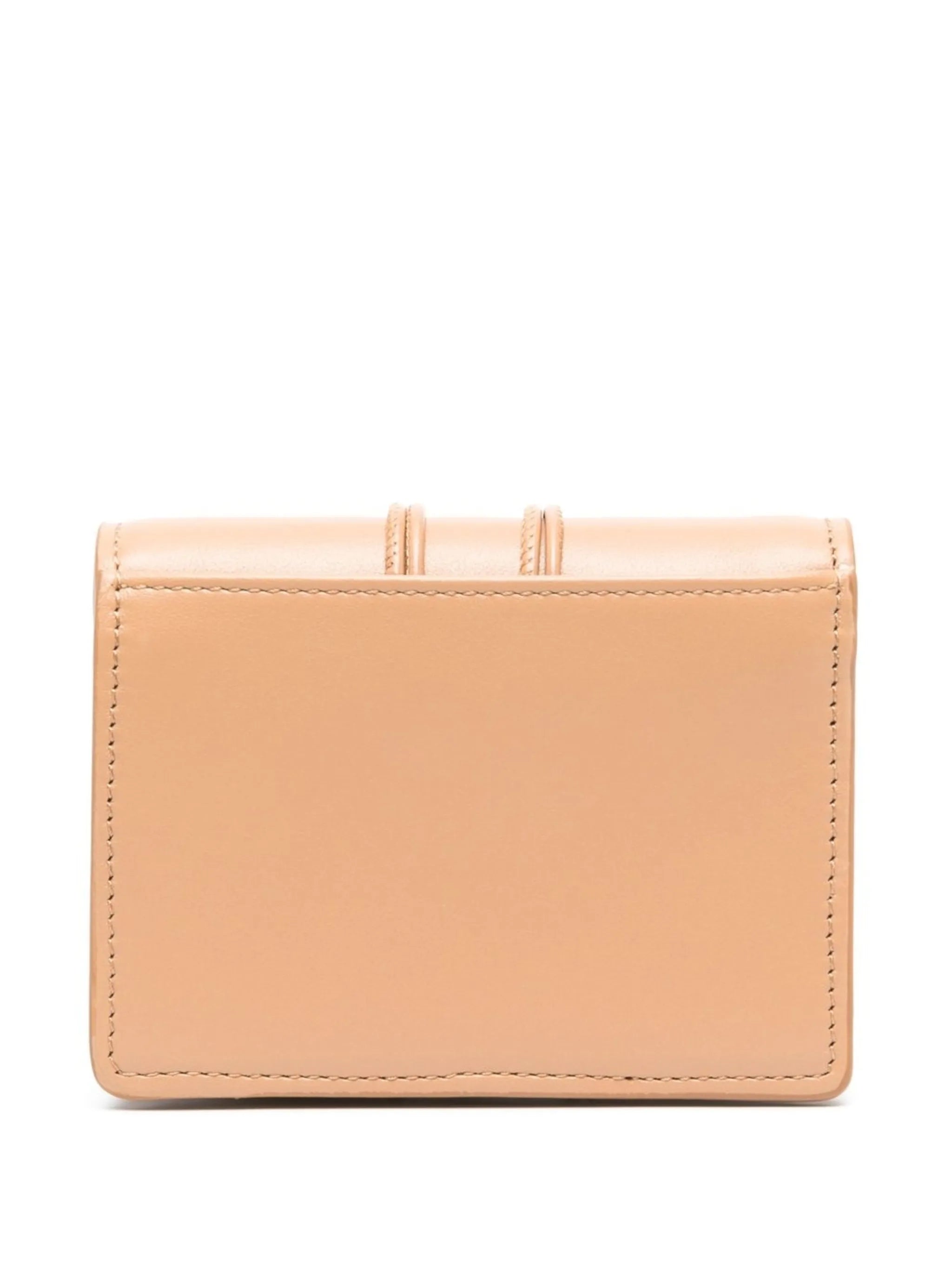 Malou logo-charm small wallet