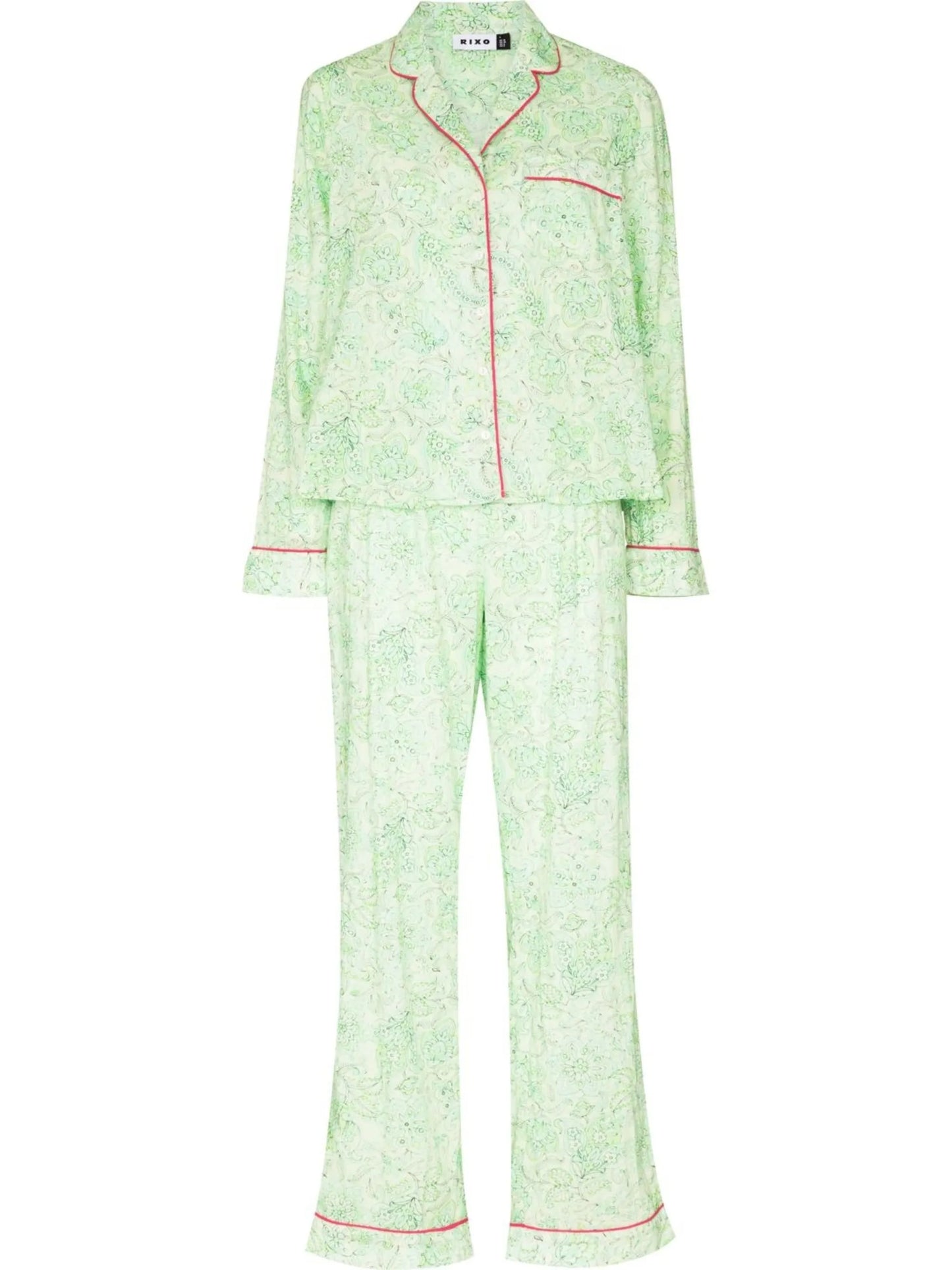paisley-print pyjama set