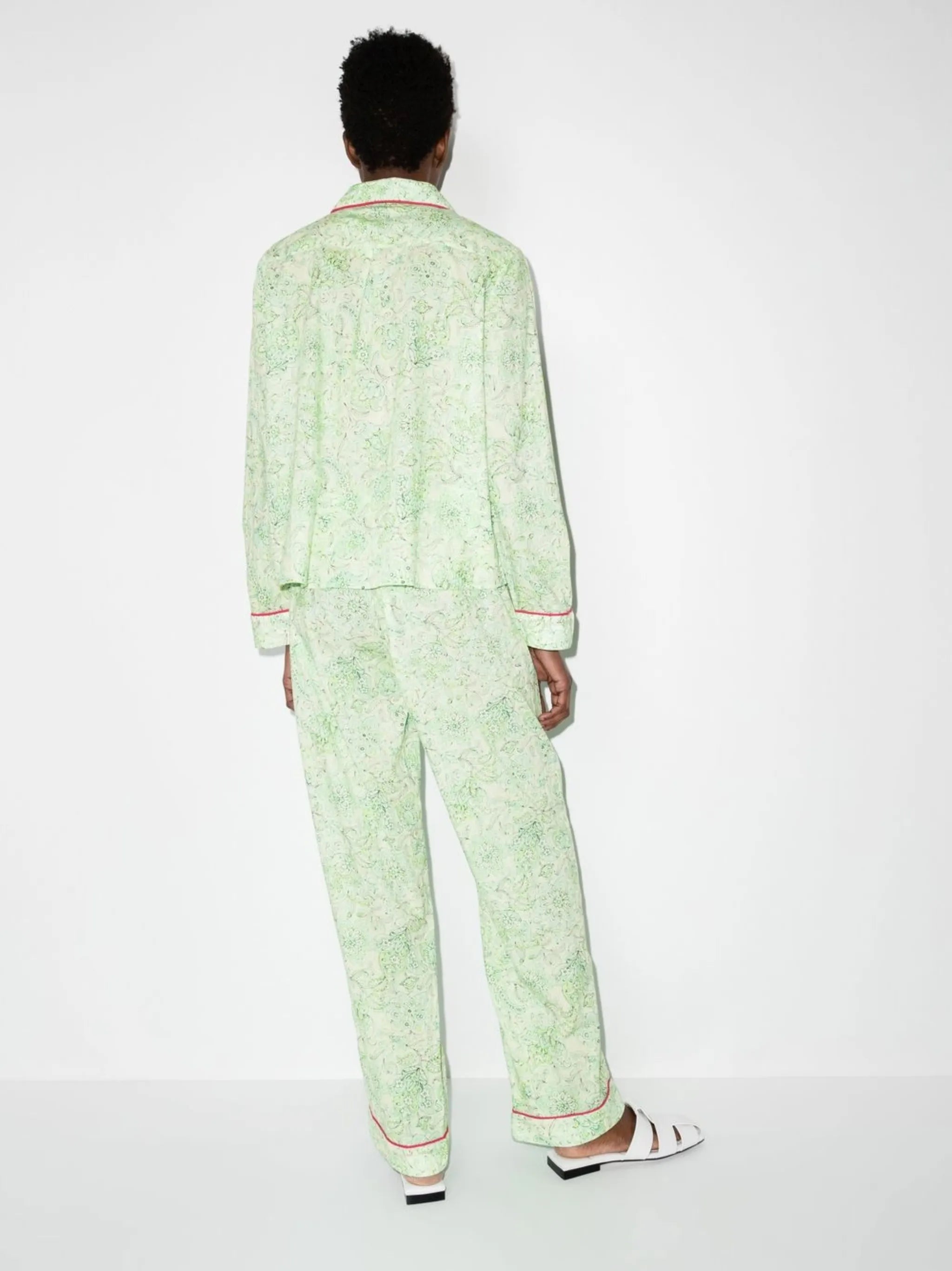 paisley-print pyjama set