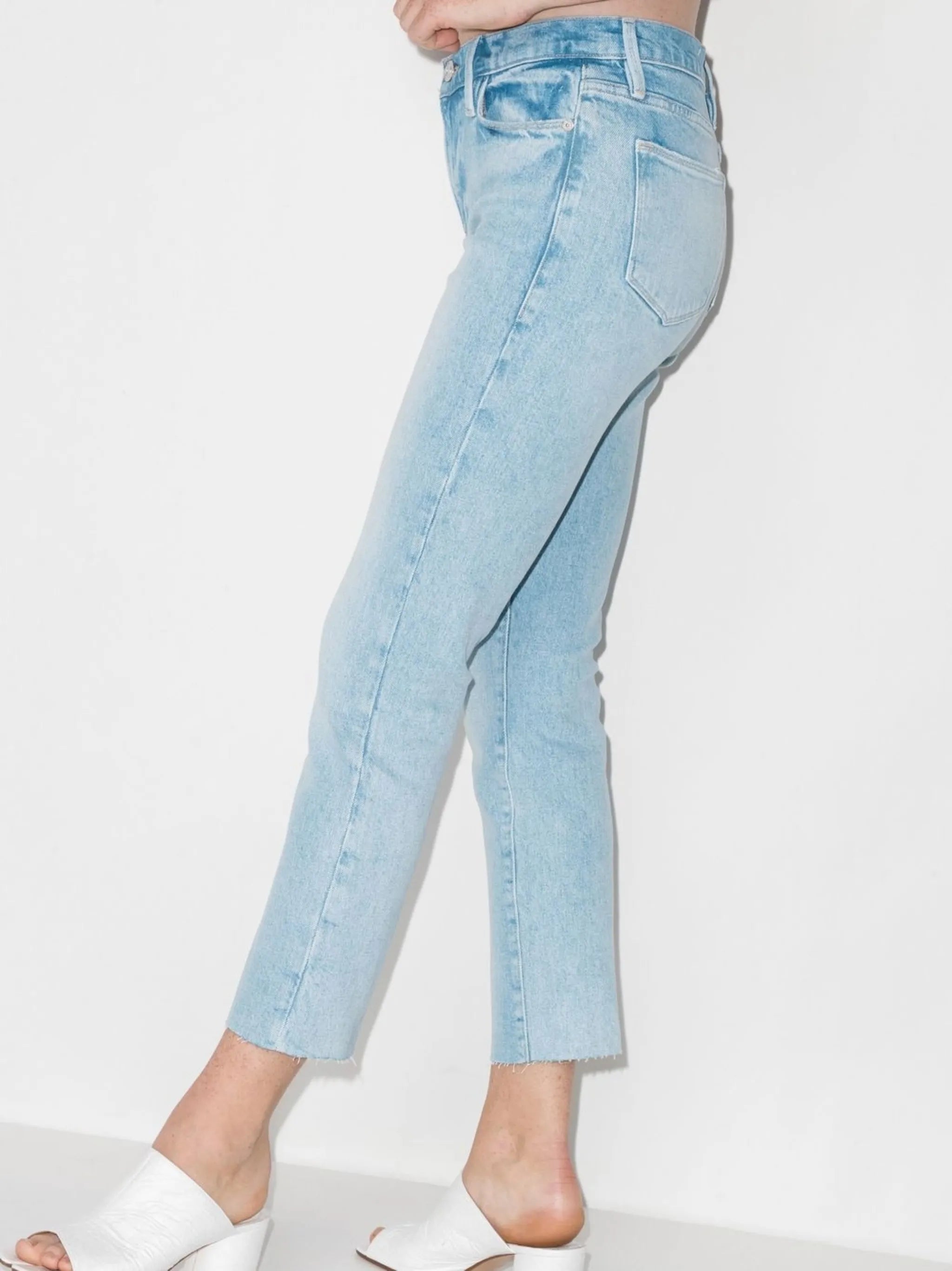 Le High cropped jeans