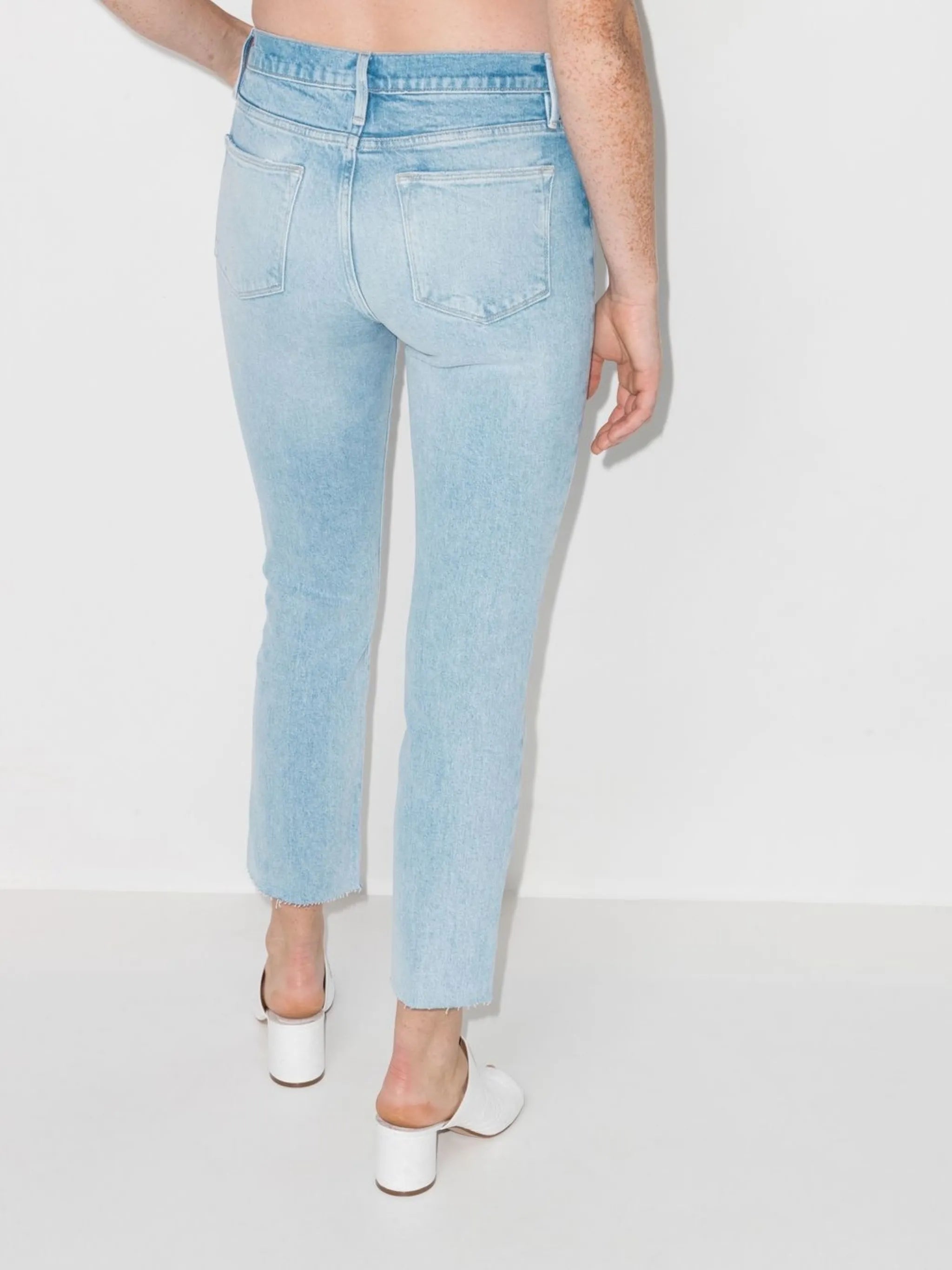 Le High cropped jeans