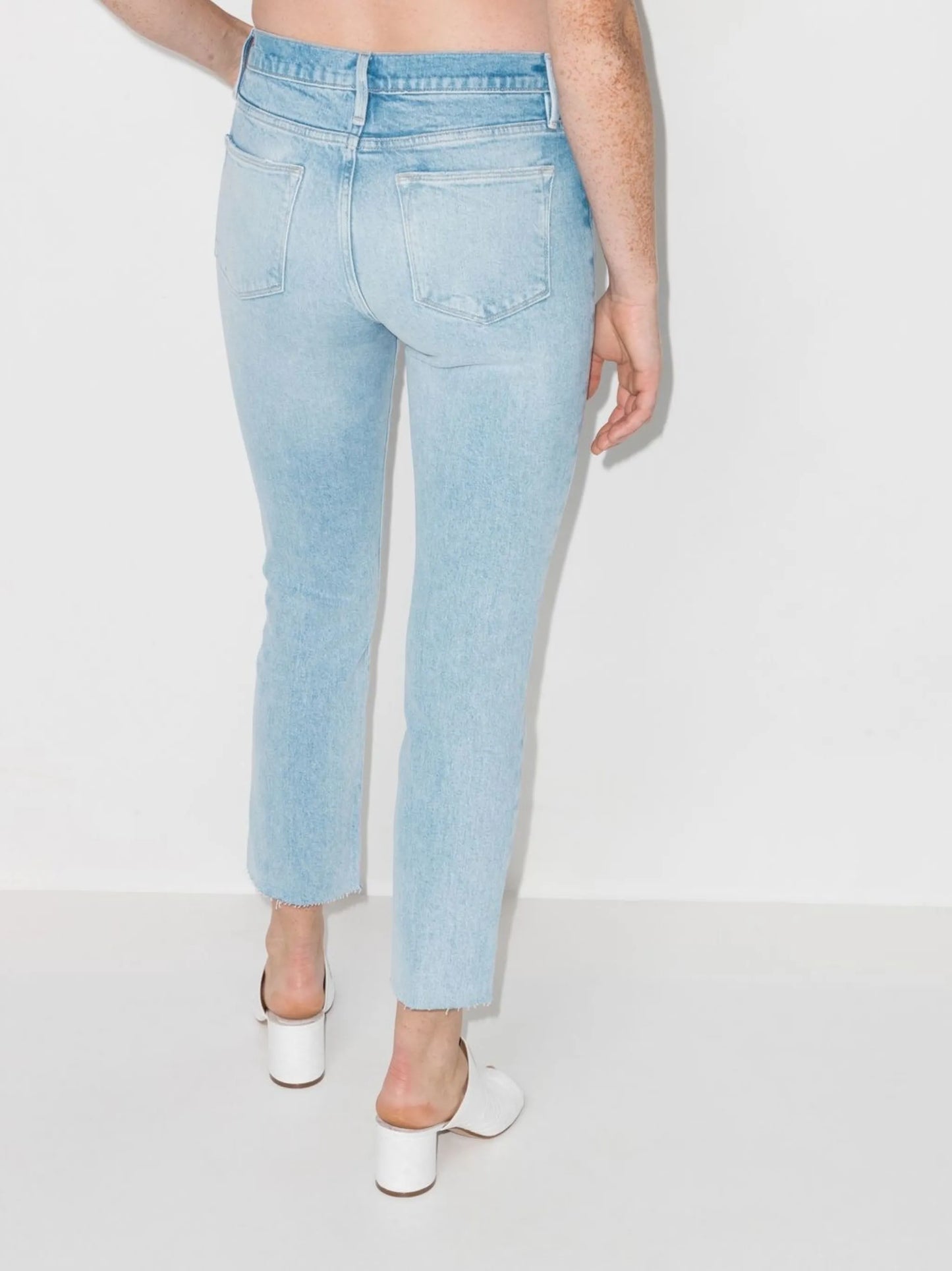 Le High cropped jeans