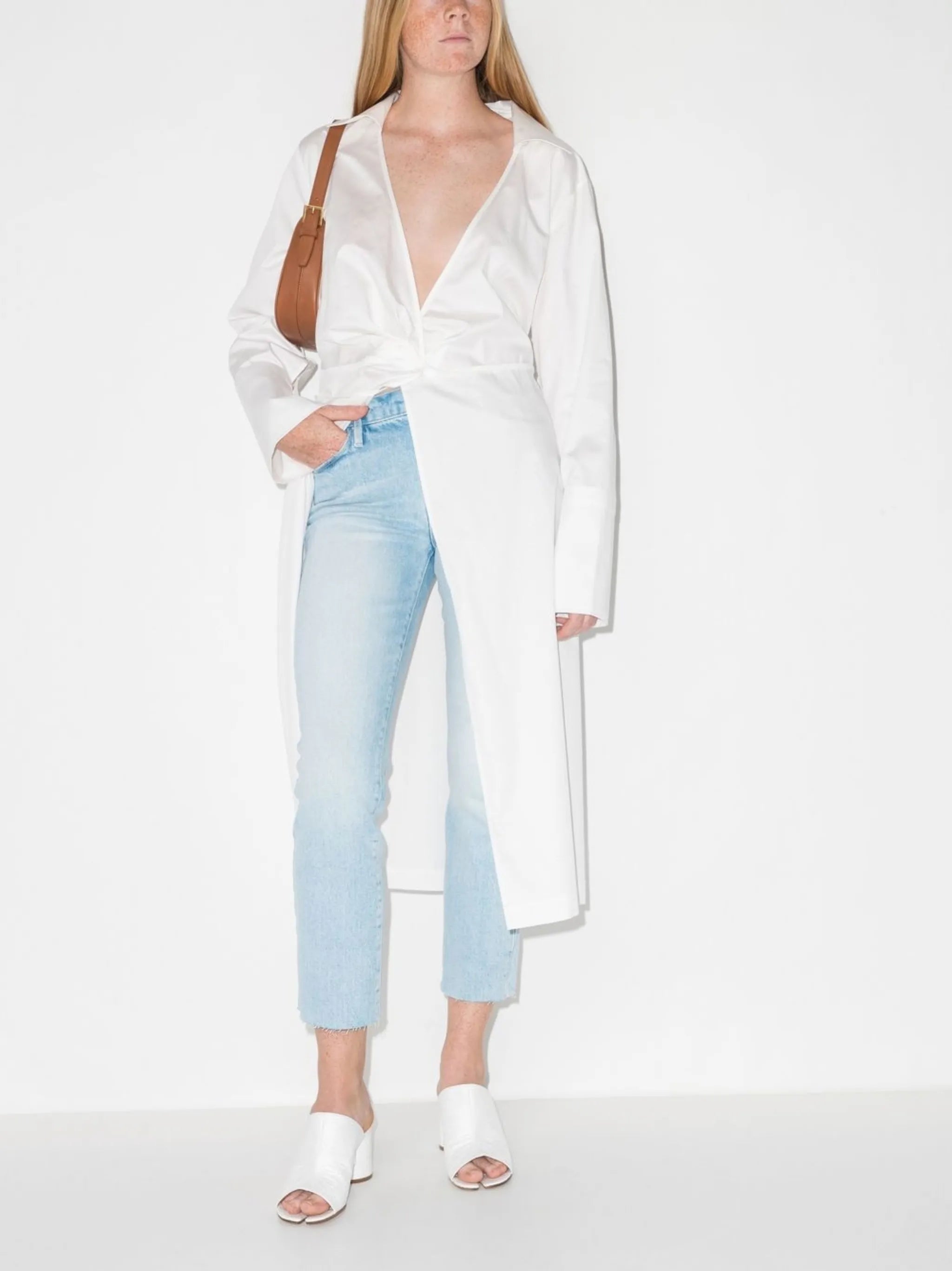 Le High cropped jeans