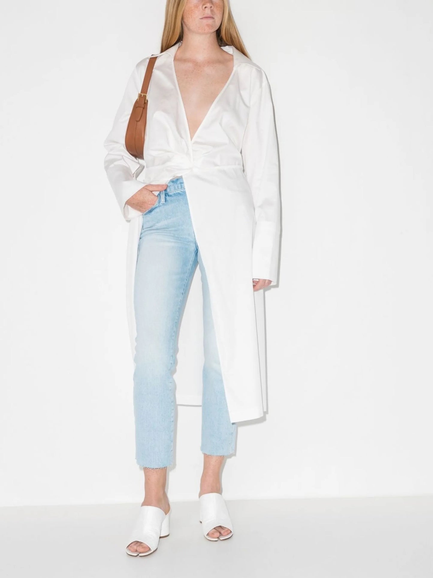 Le High cropped jeans