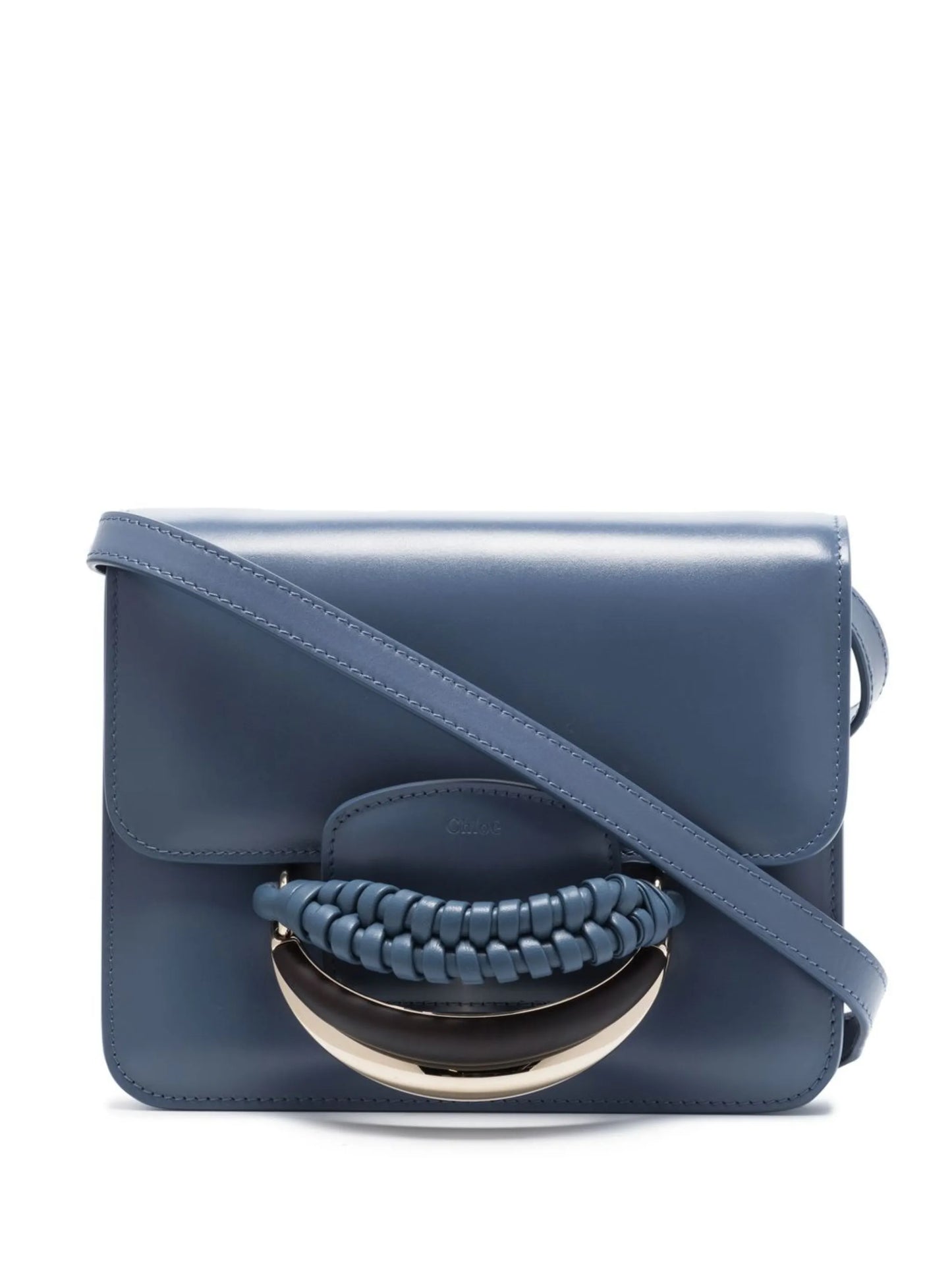 Kattie leather clutch bag