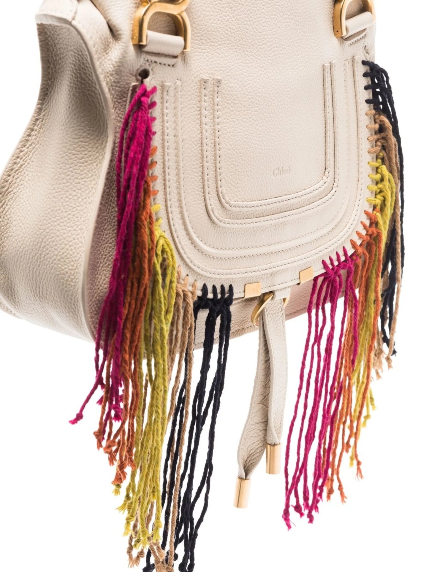 Marcie fringed tote bag