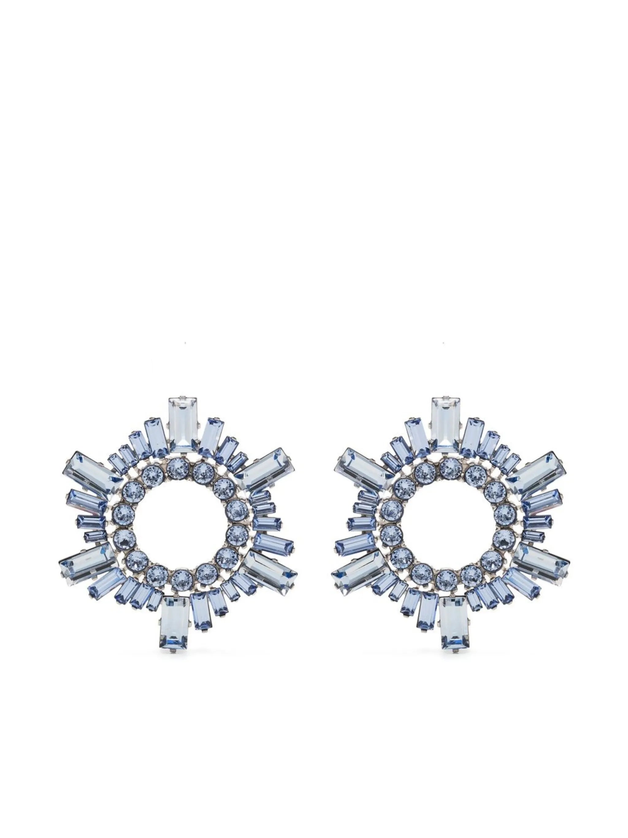 mini Begum crystal-embellished earrings