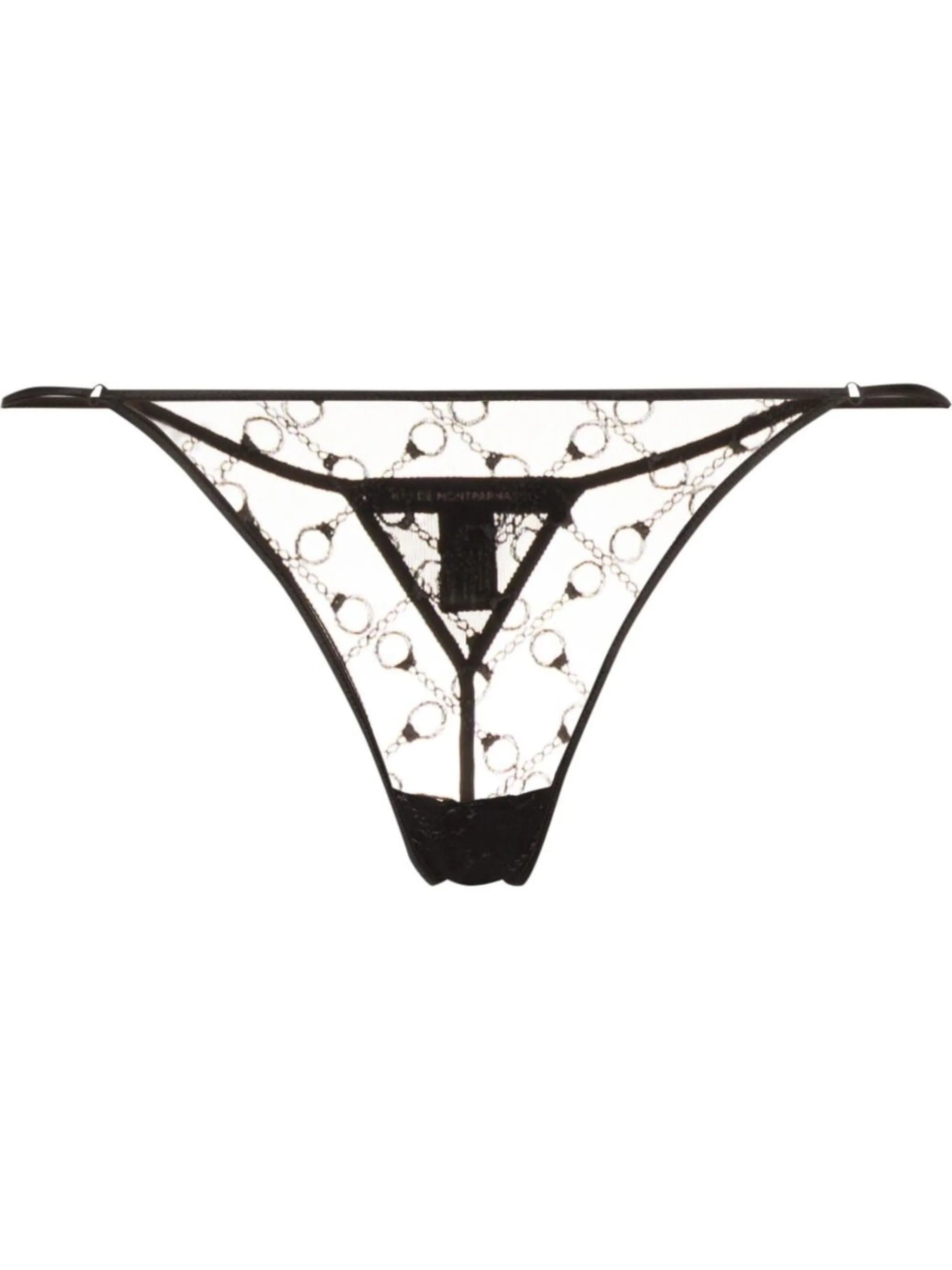 Handcuff lace G-string