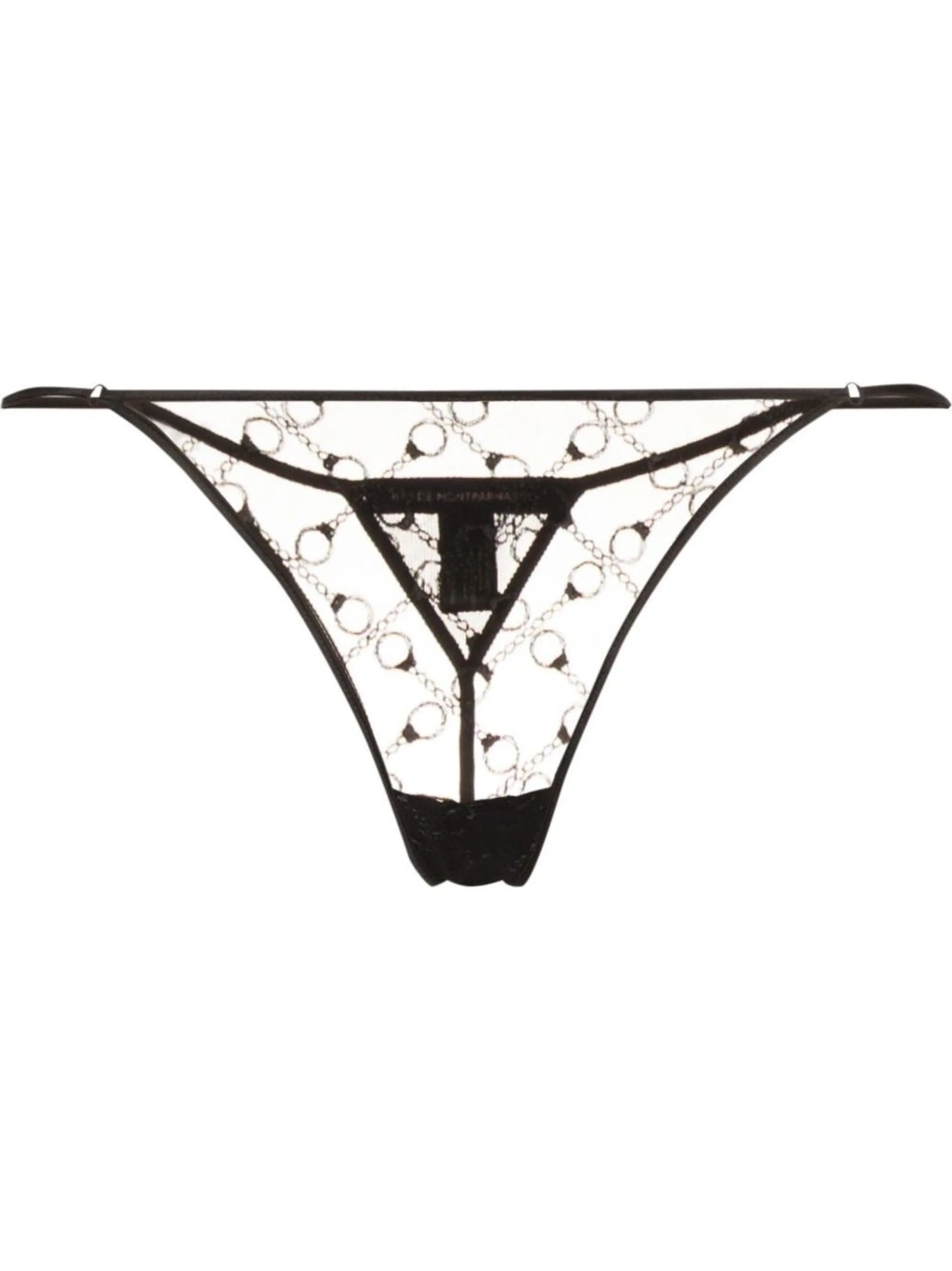 Handcuff lace G-string