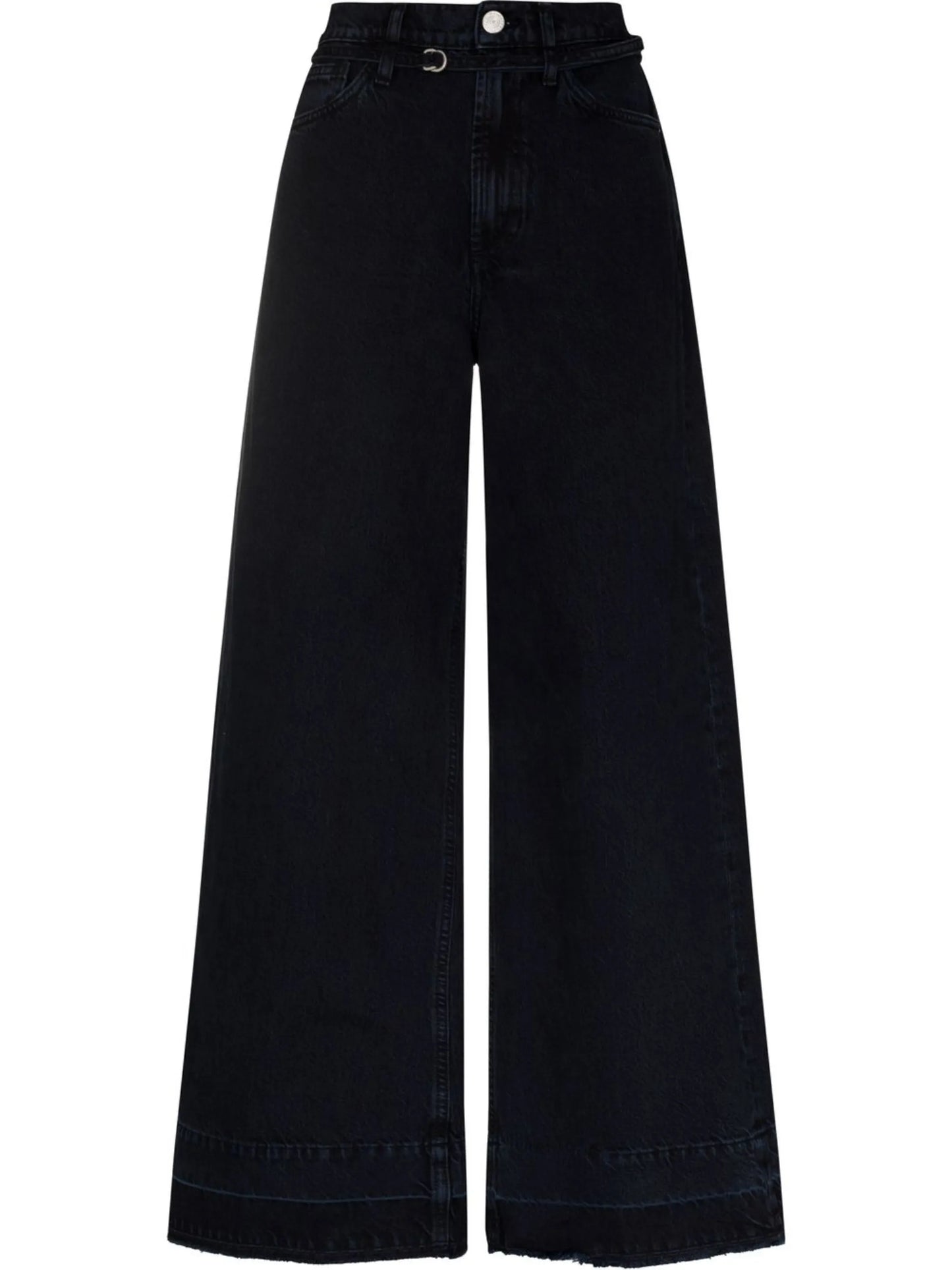 Baggy high-waisted jeans