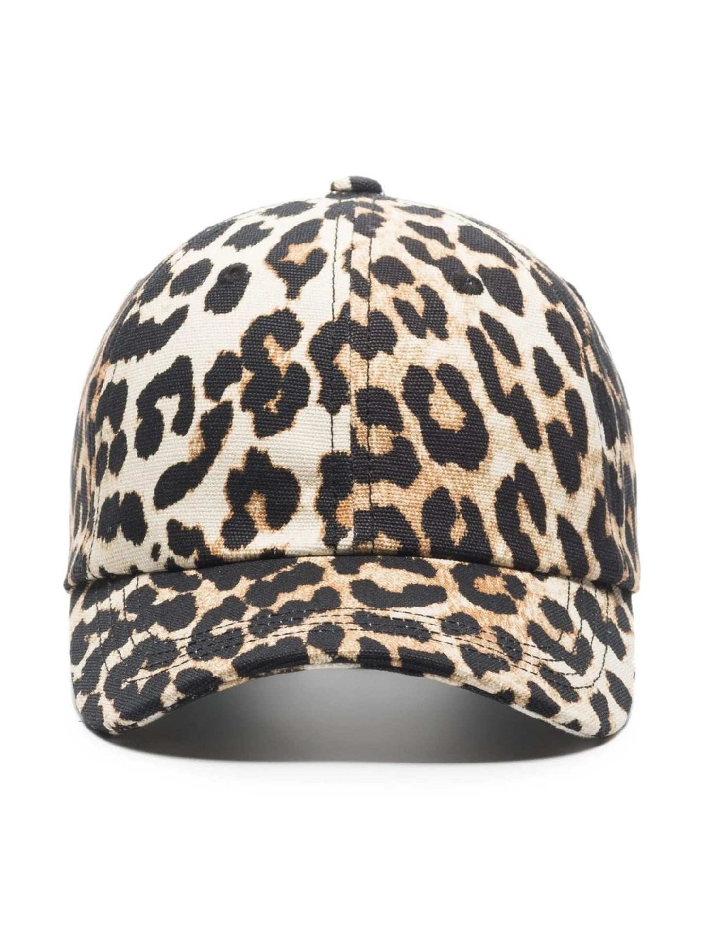 leopard-print cap