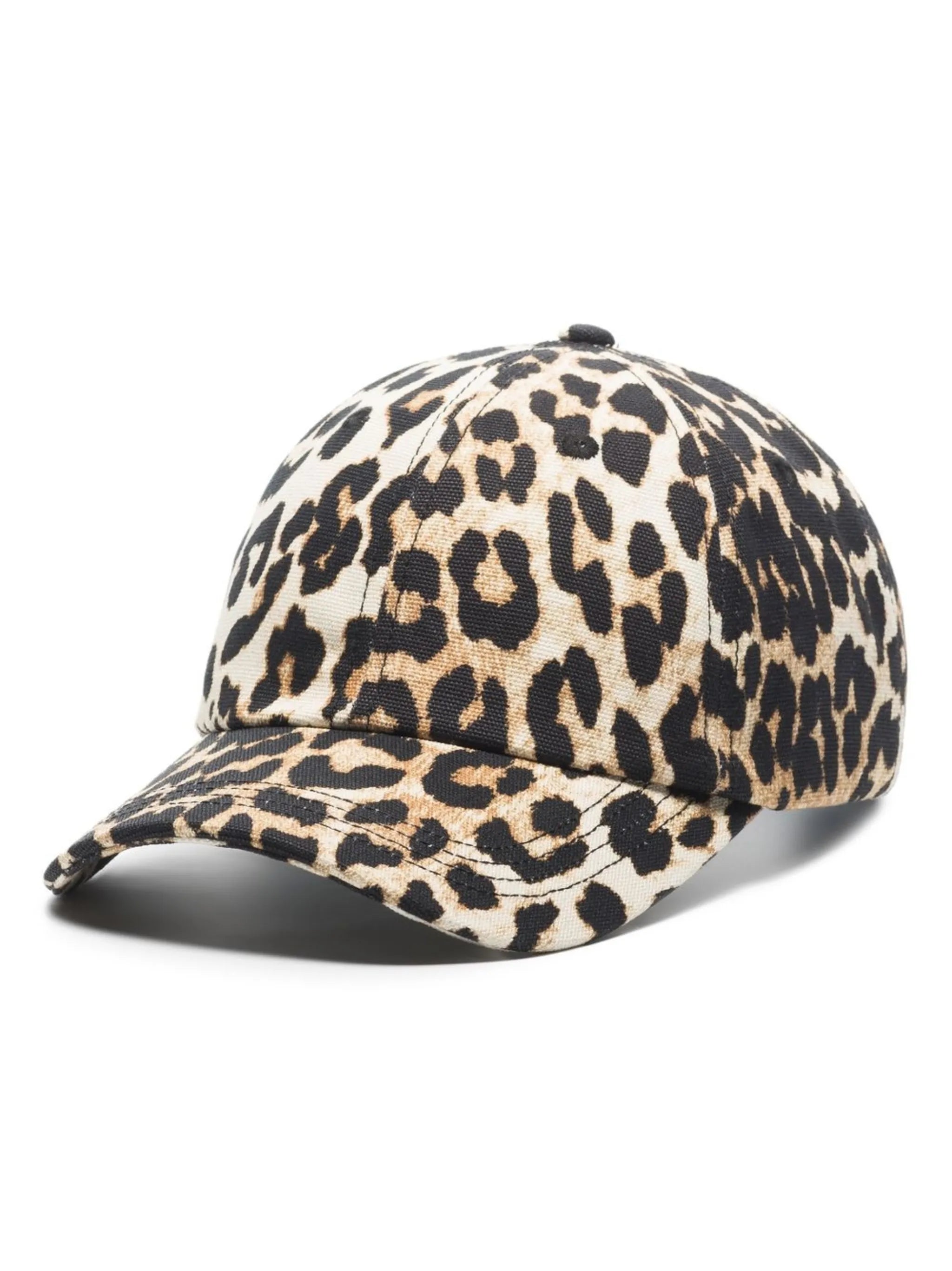 leopard-print cap