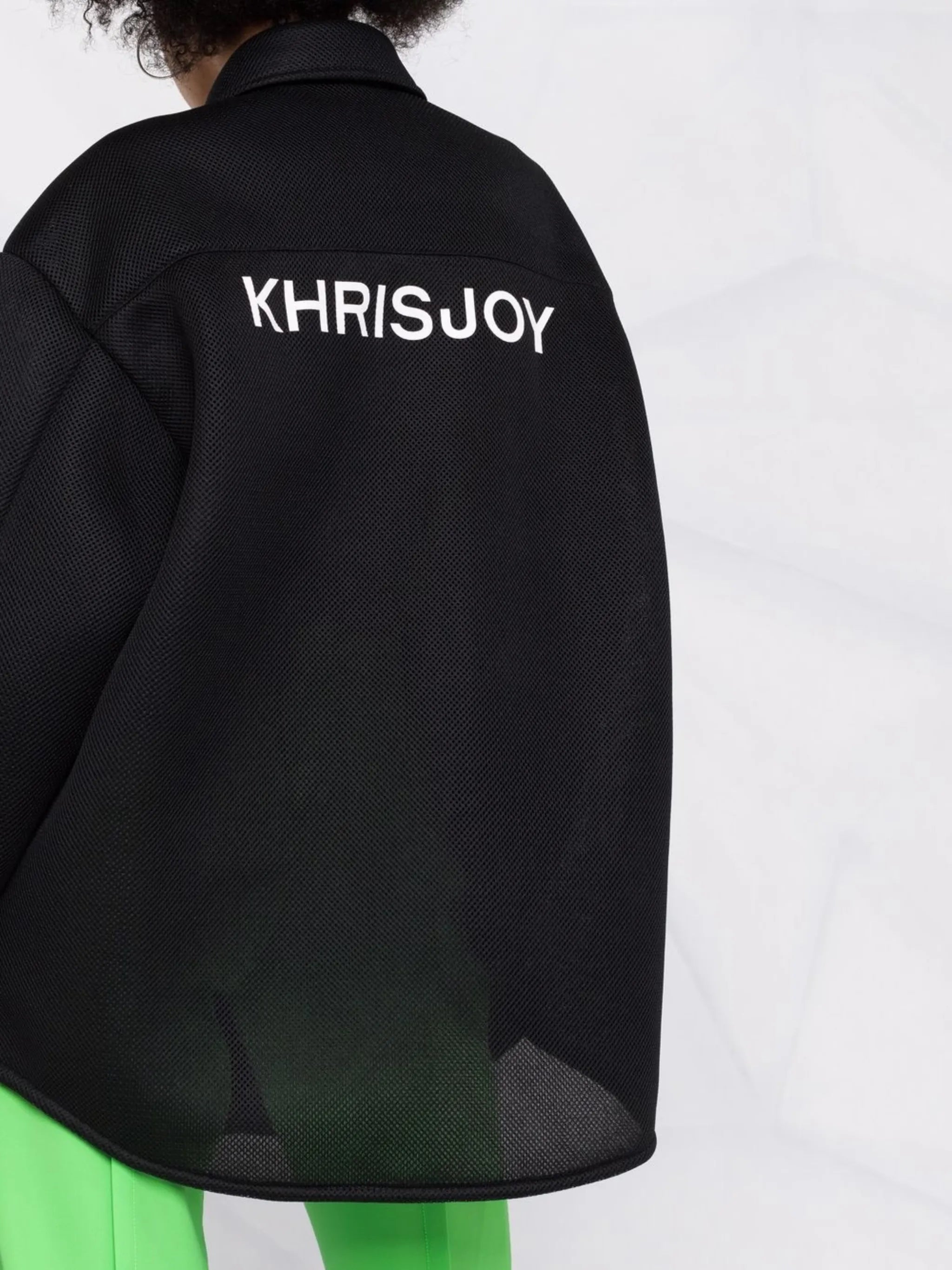 logo-print shirt