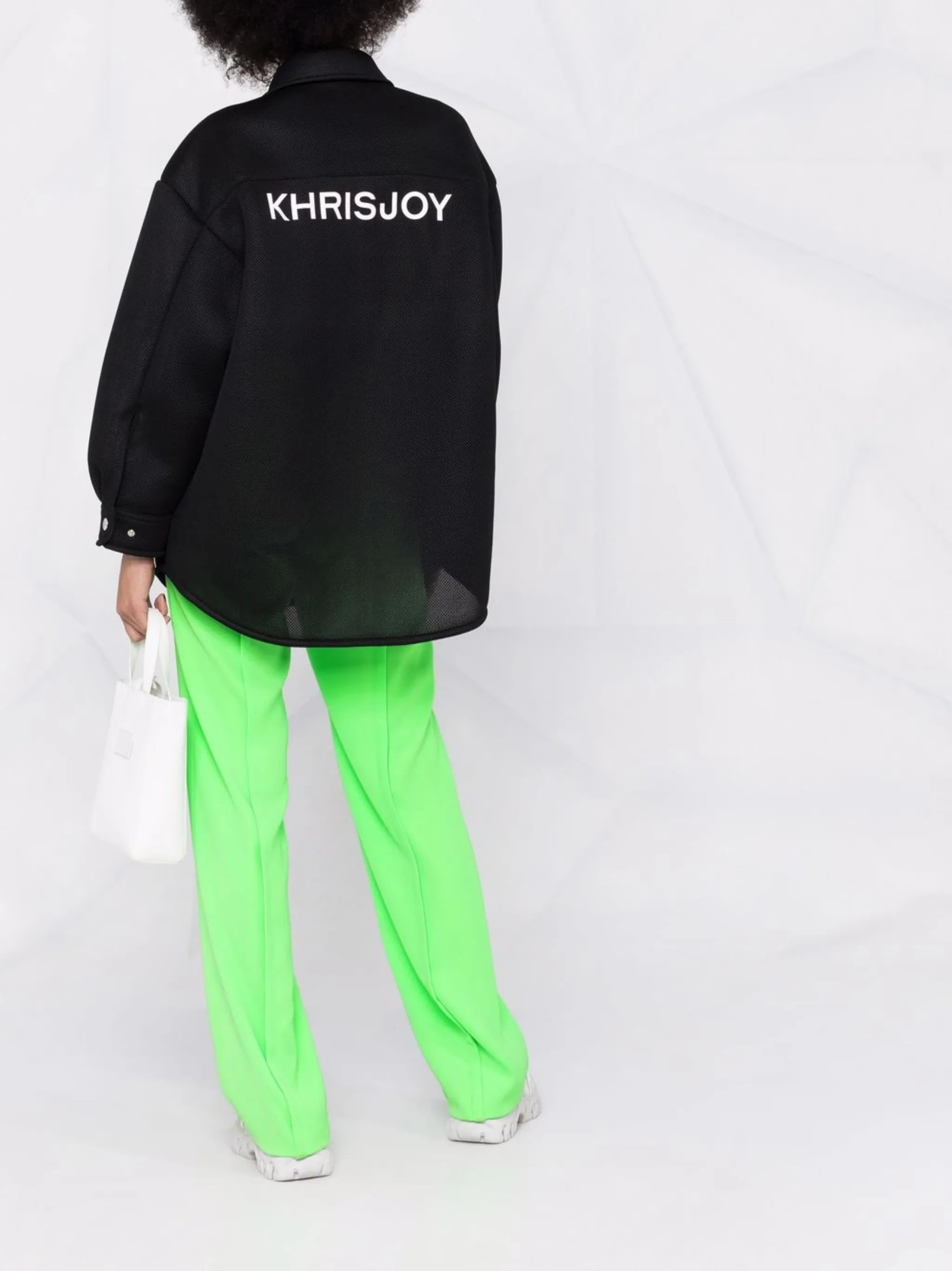 logo-print shirt