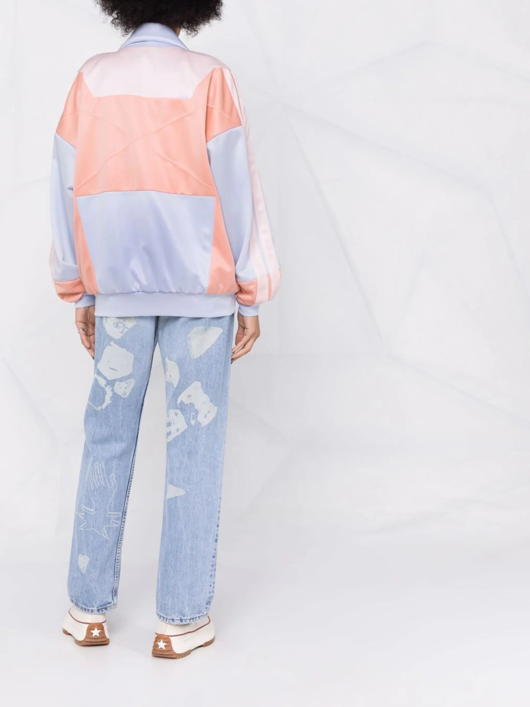 colour-block track jacket