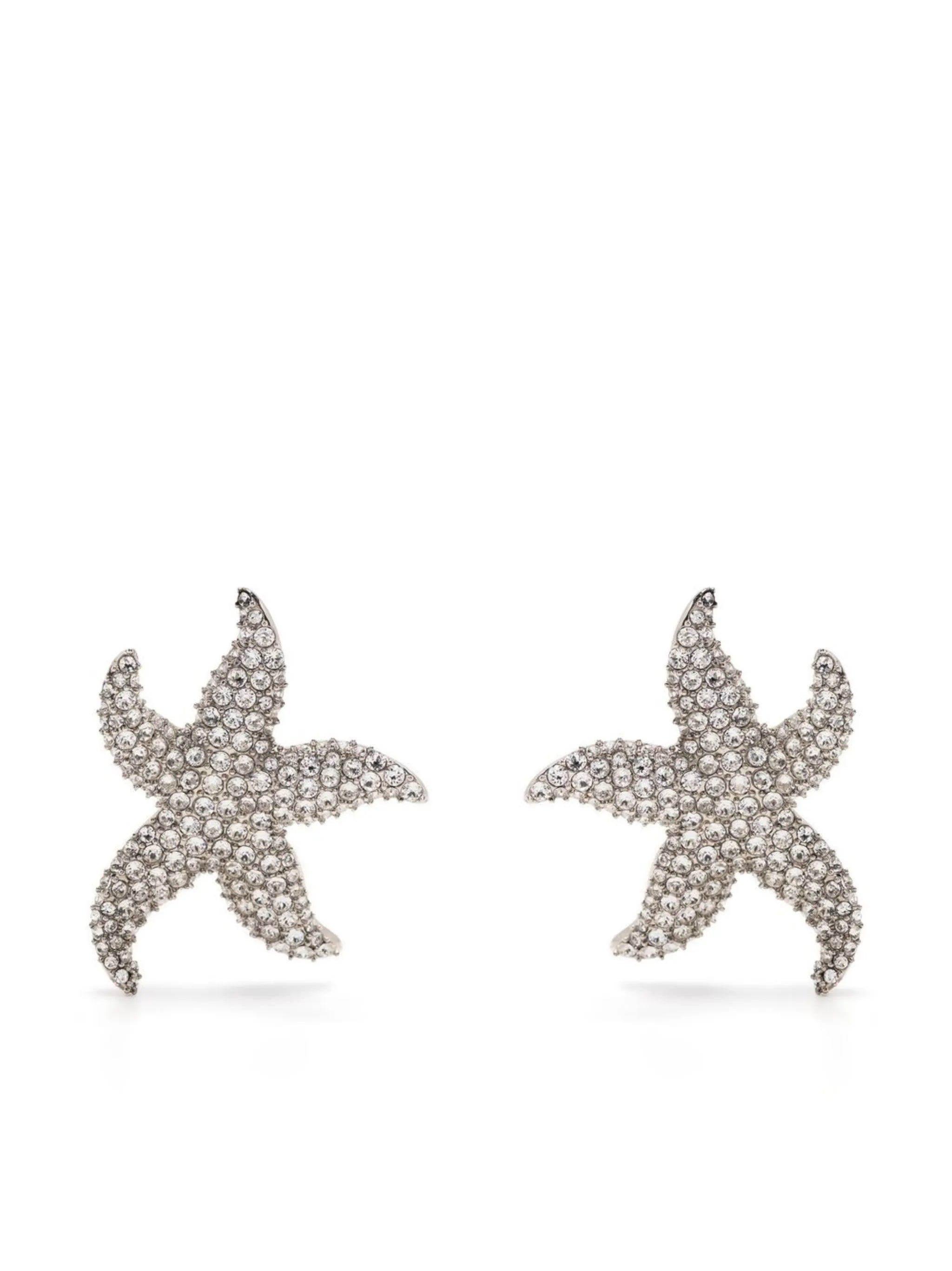 Astra crystal-embellished star earrings