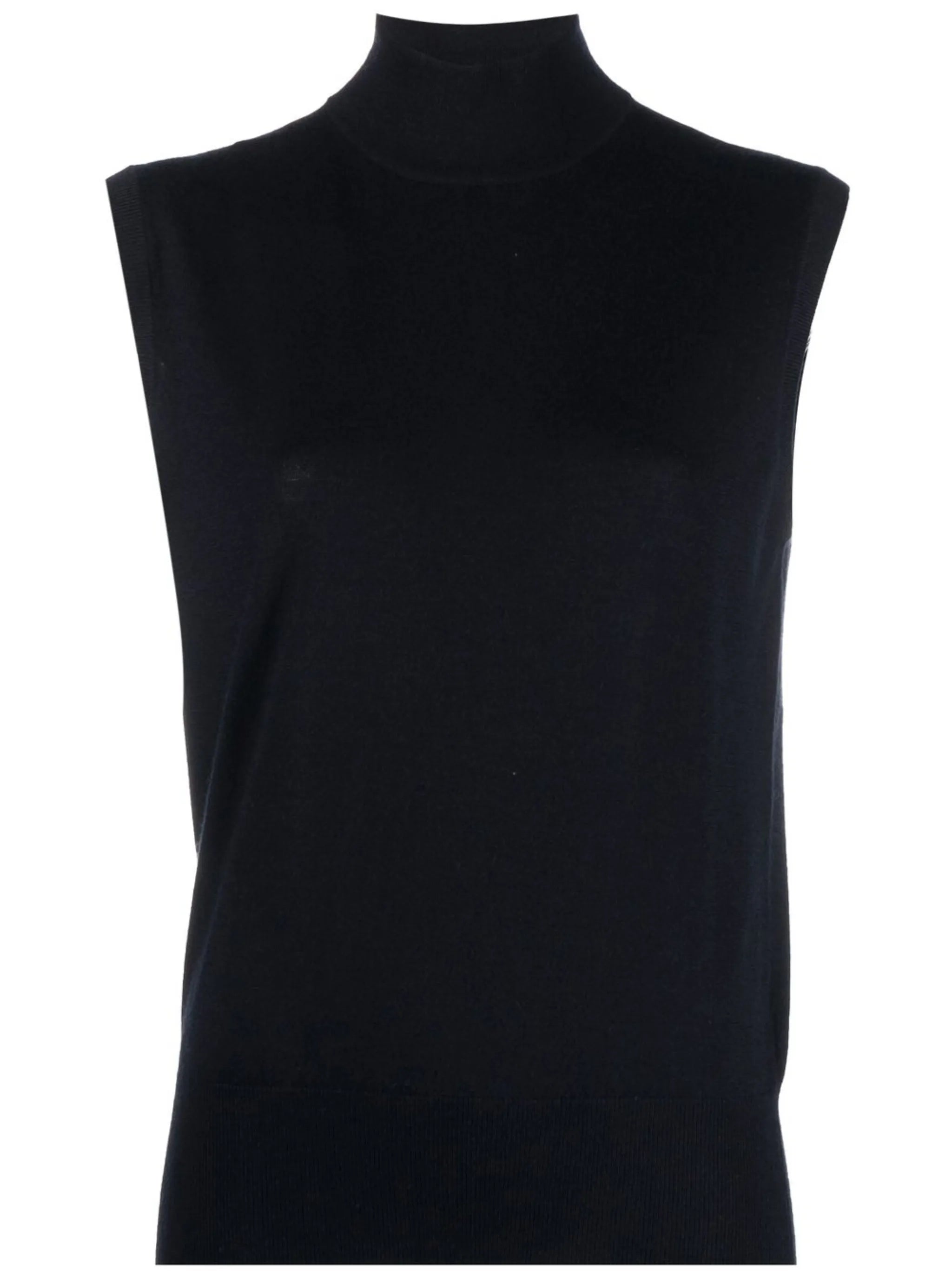 sleeveless cashmere jumper