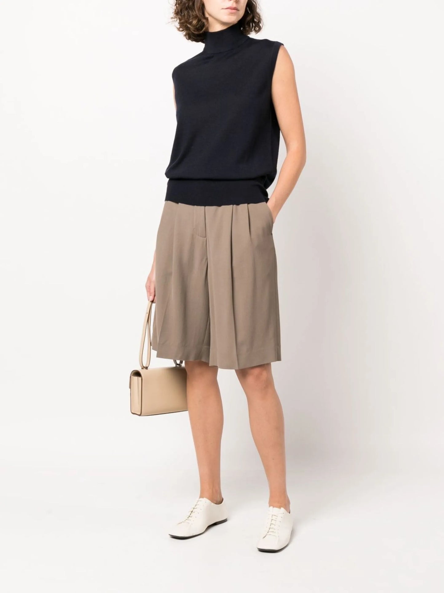sleeveless cashmere jumper