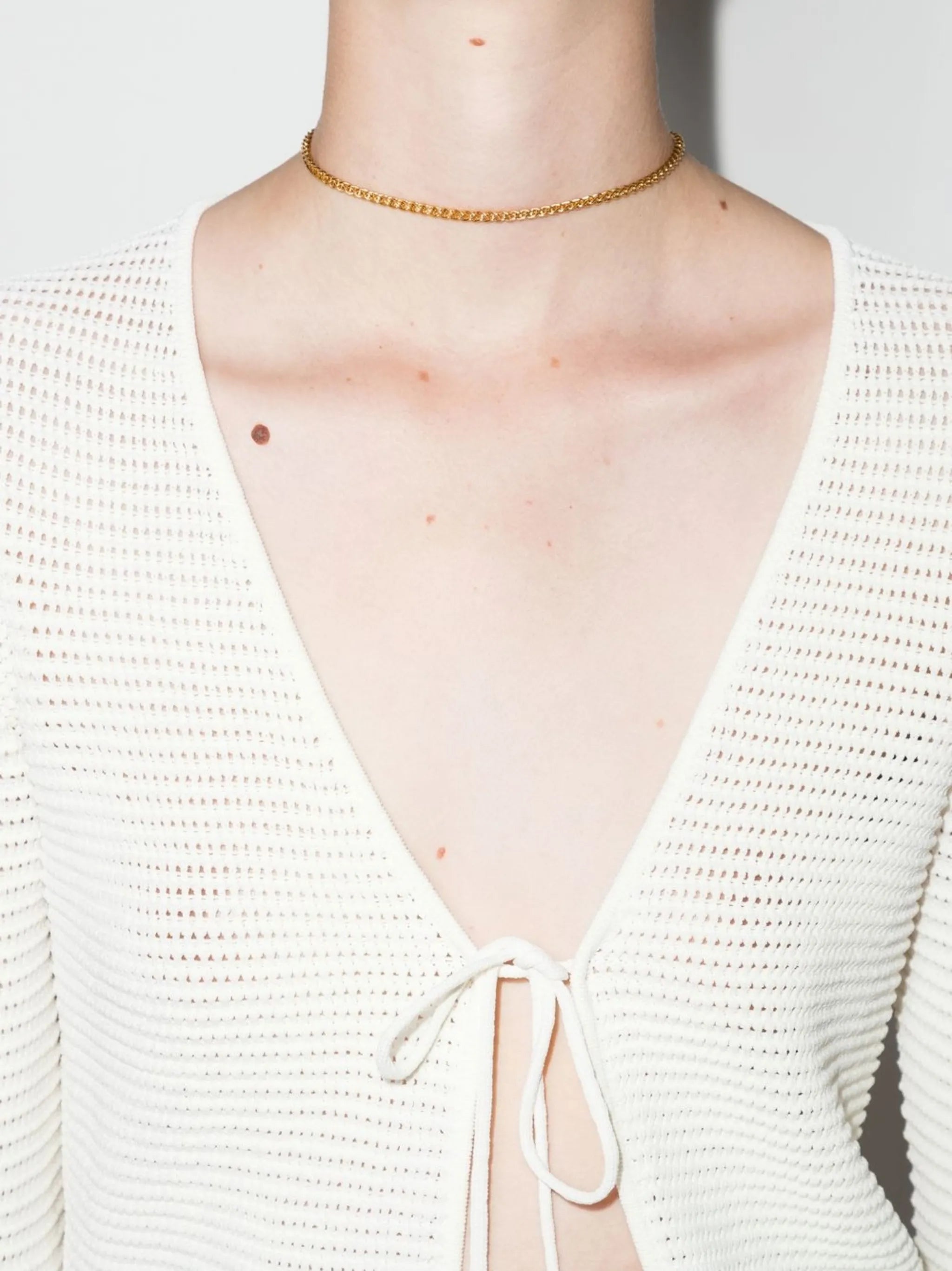 Ryn crochet tie-fastening cardigan