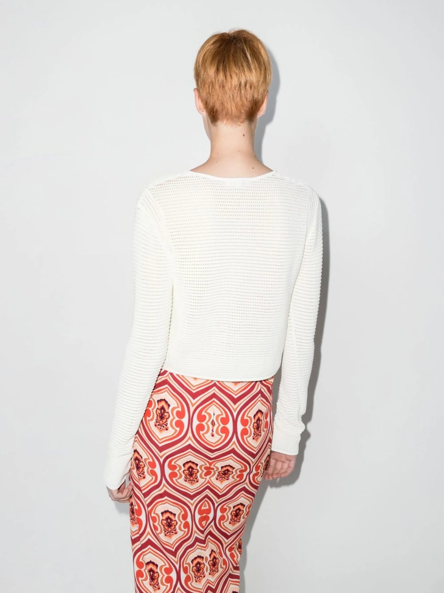 Ryn crochet tie-fastening cardigan