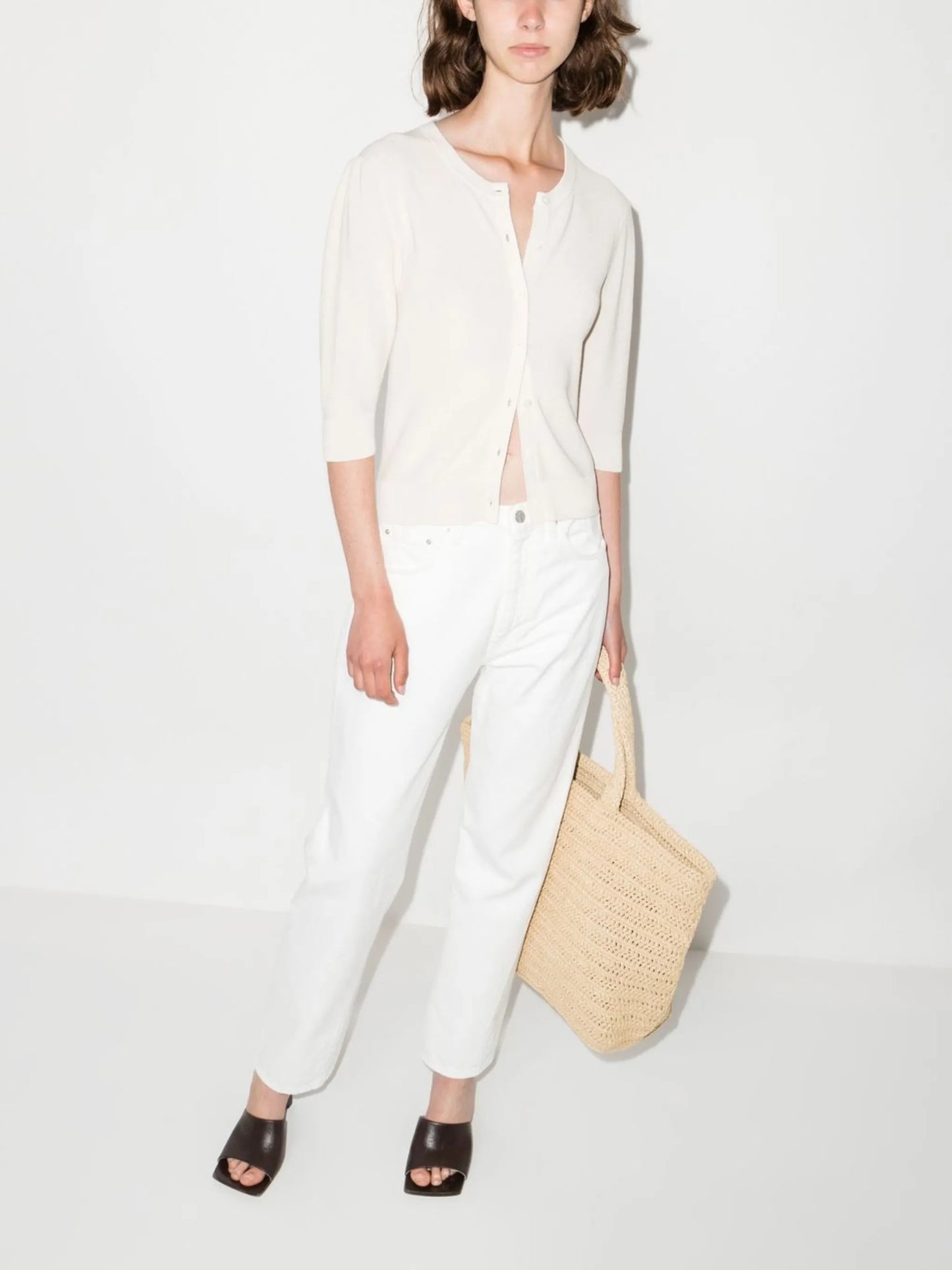 silk-blend cardigan