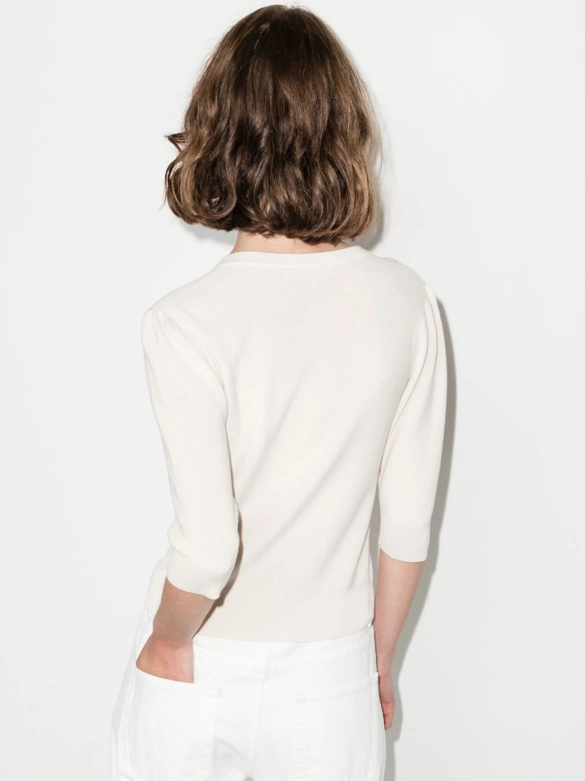 silk-blend cardigan