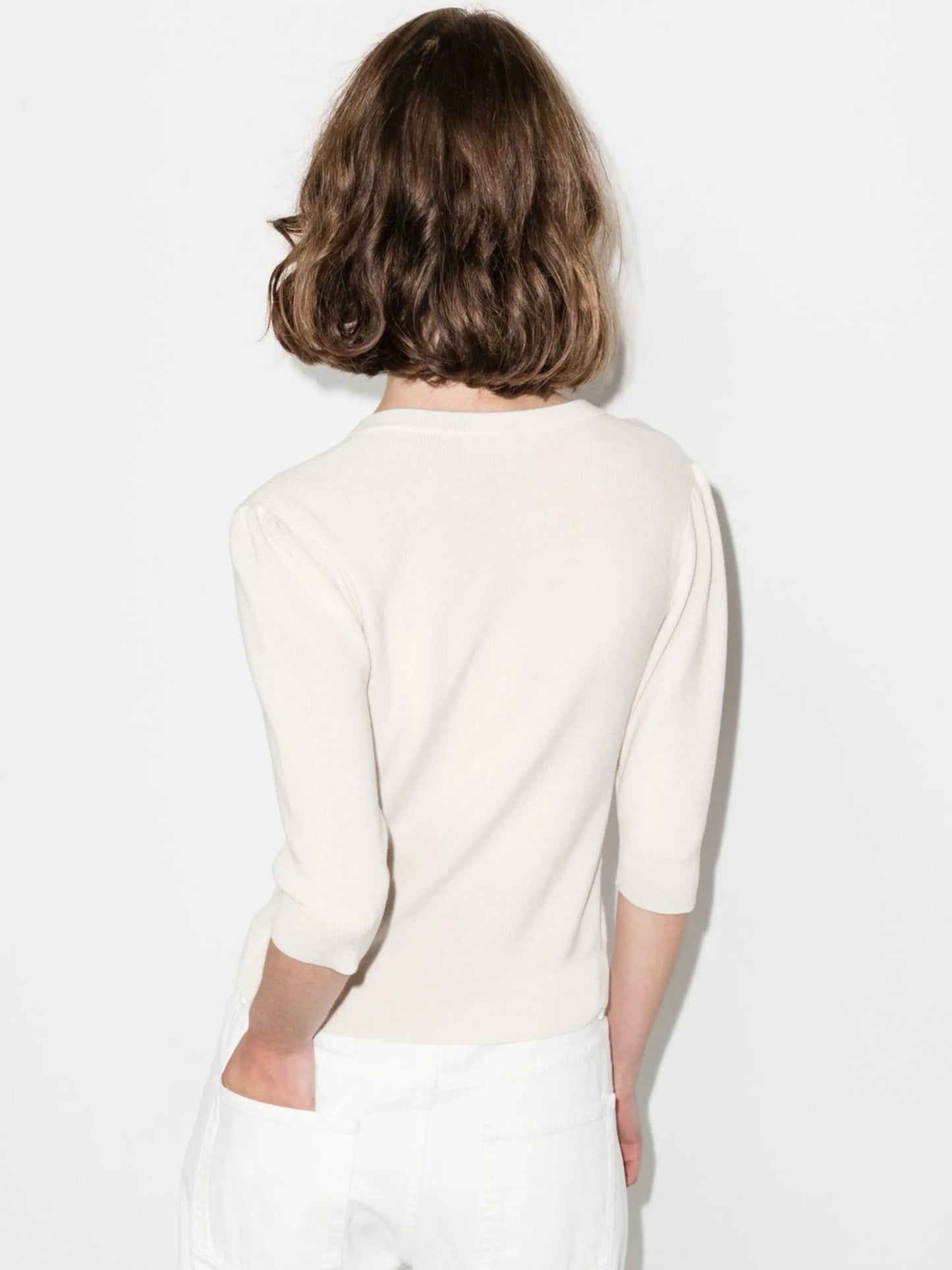 silk-blend cardigan